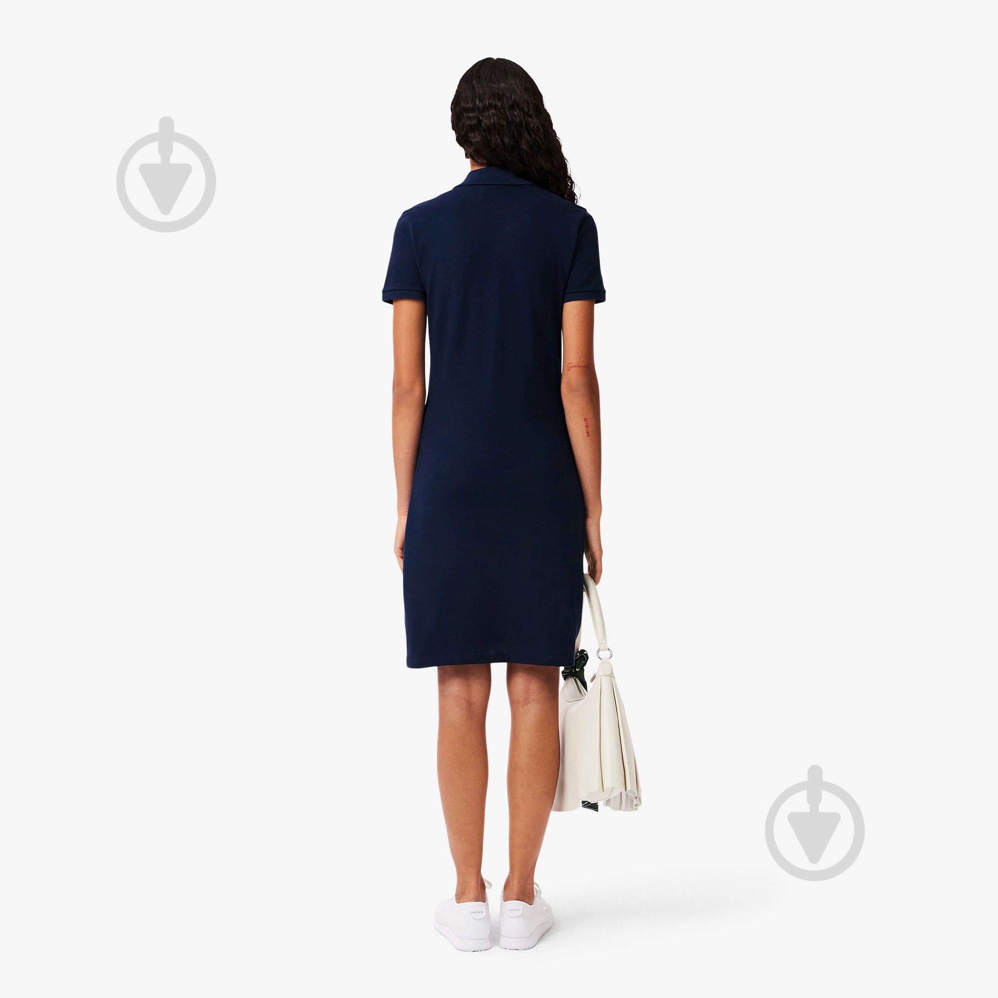 Платье Lacoste Slim Fit Stretch Mini Piqué EF5473166 р.L синий - фото 4