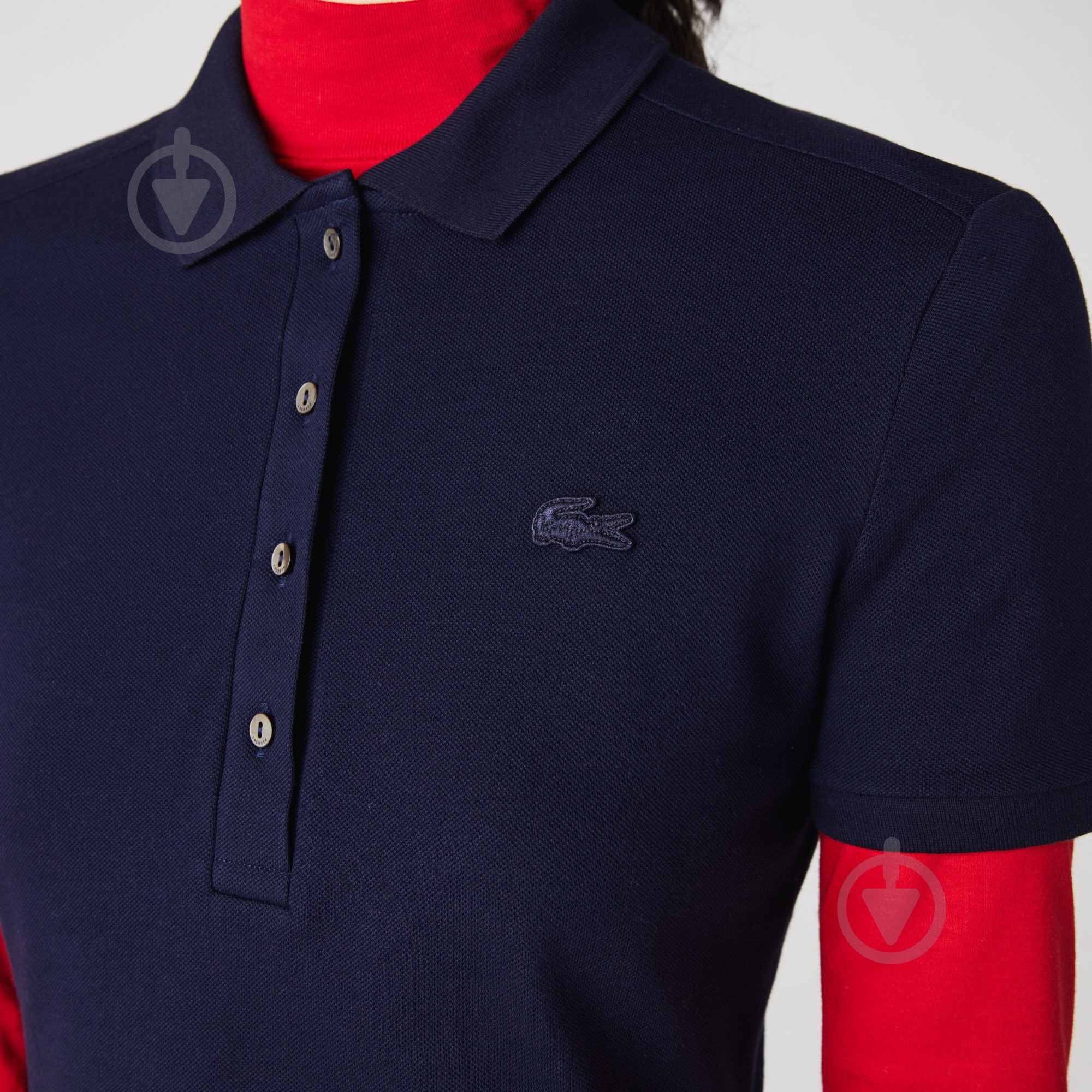 Платье Lacoste Slim Fit Stretch Mini Piqué EF5473166 р.L синий - фото 9