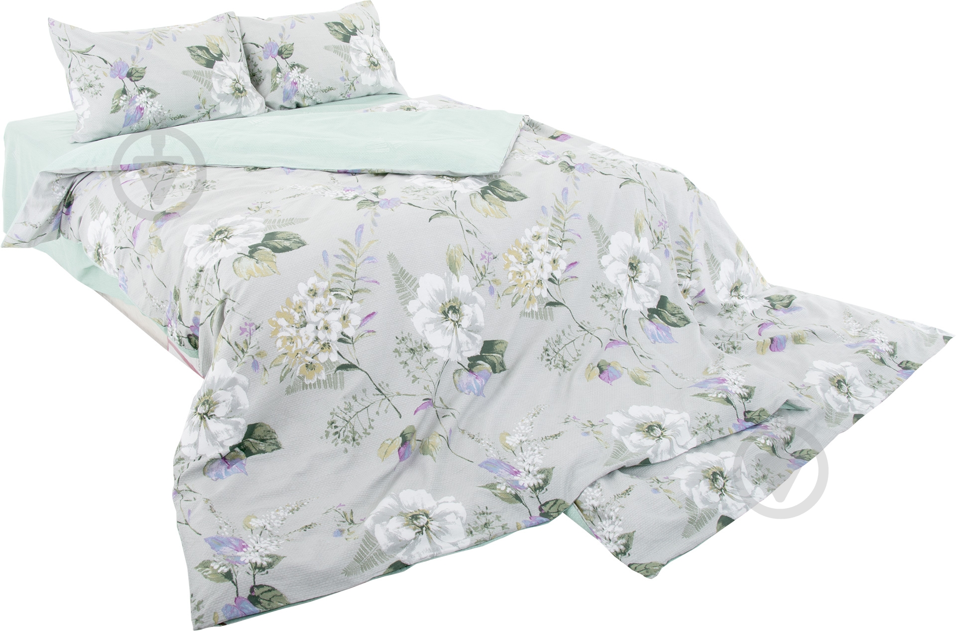 Комплект постельного белья Sofia семейный разноцветный Ibodo - фото 1