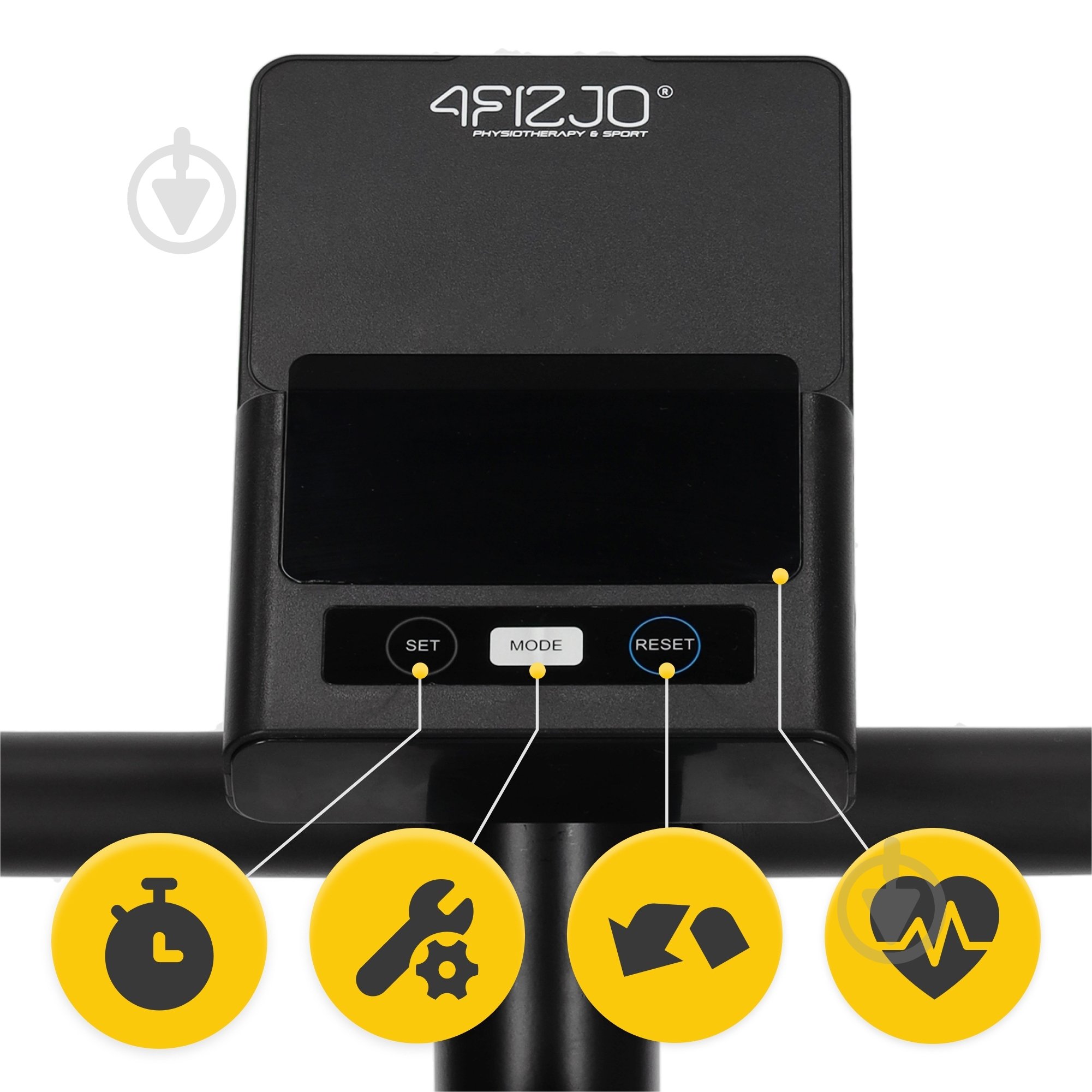 Велотренажер 4fizjo Active+ AW2425 Black/Blue (P-5905973401609) - фото 9