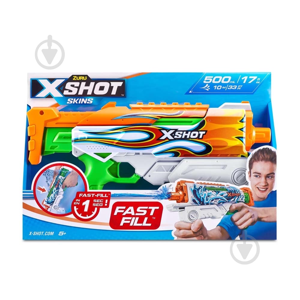 Бластер водяний Zuru Fast FIill Sins Hyperload Inferno 11854D - фото 1