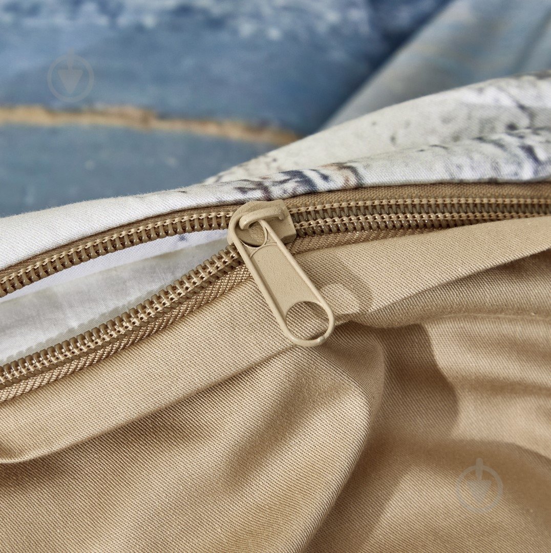 Комплект постільної білизни G24122 євро бежевий/мульті Word of Dream - фото 4