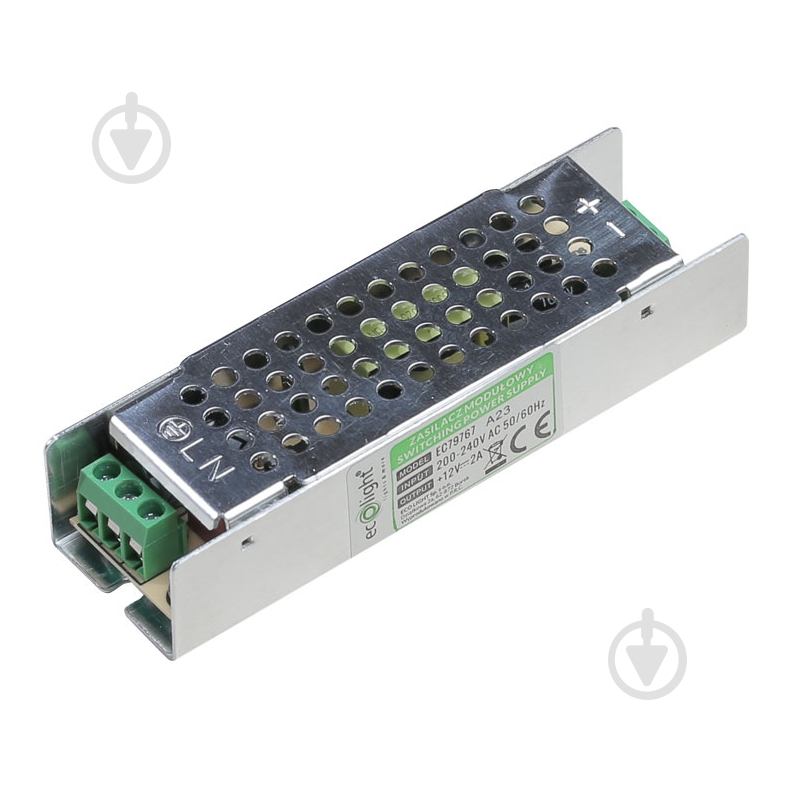 Блок живлення Ecolight 12 В 25 Вт IP20 Slim - фото 1