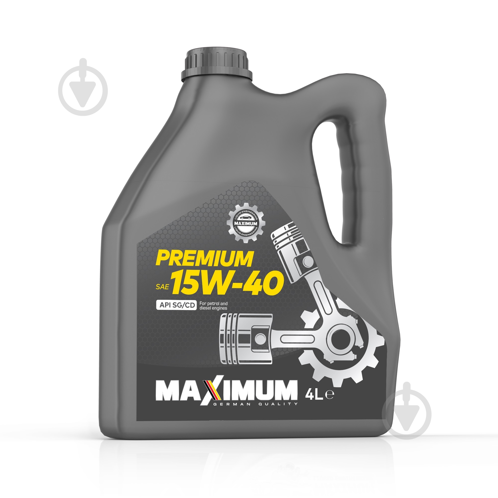 Моторное масло минеральное Maximum Premium 15W-40 4 л (СТ-00143735) - фото 1
