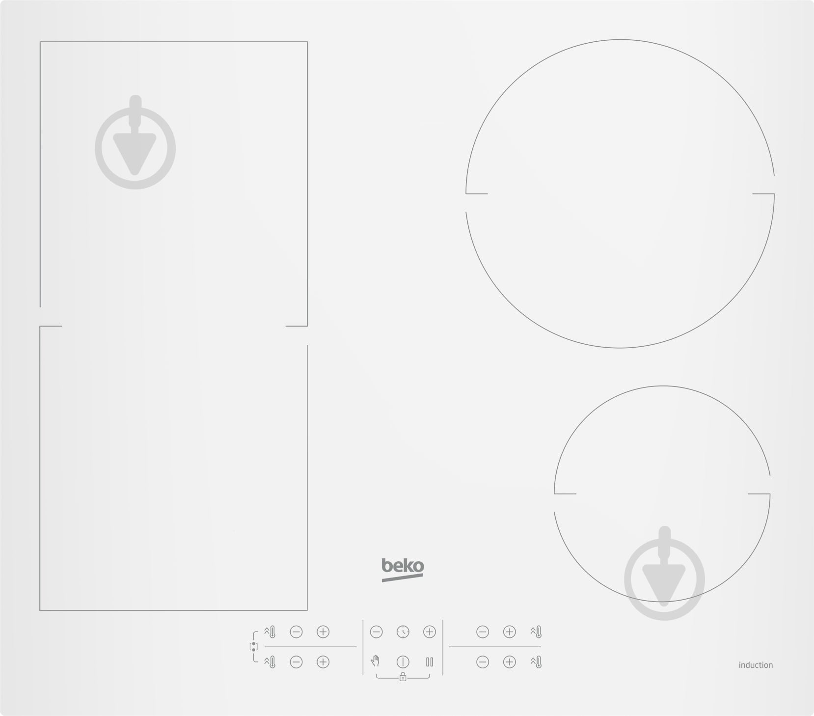 Варочная поверхность электрическая Beko HII64200FMTW - фото 1
