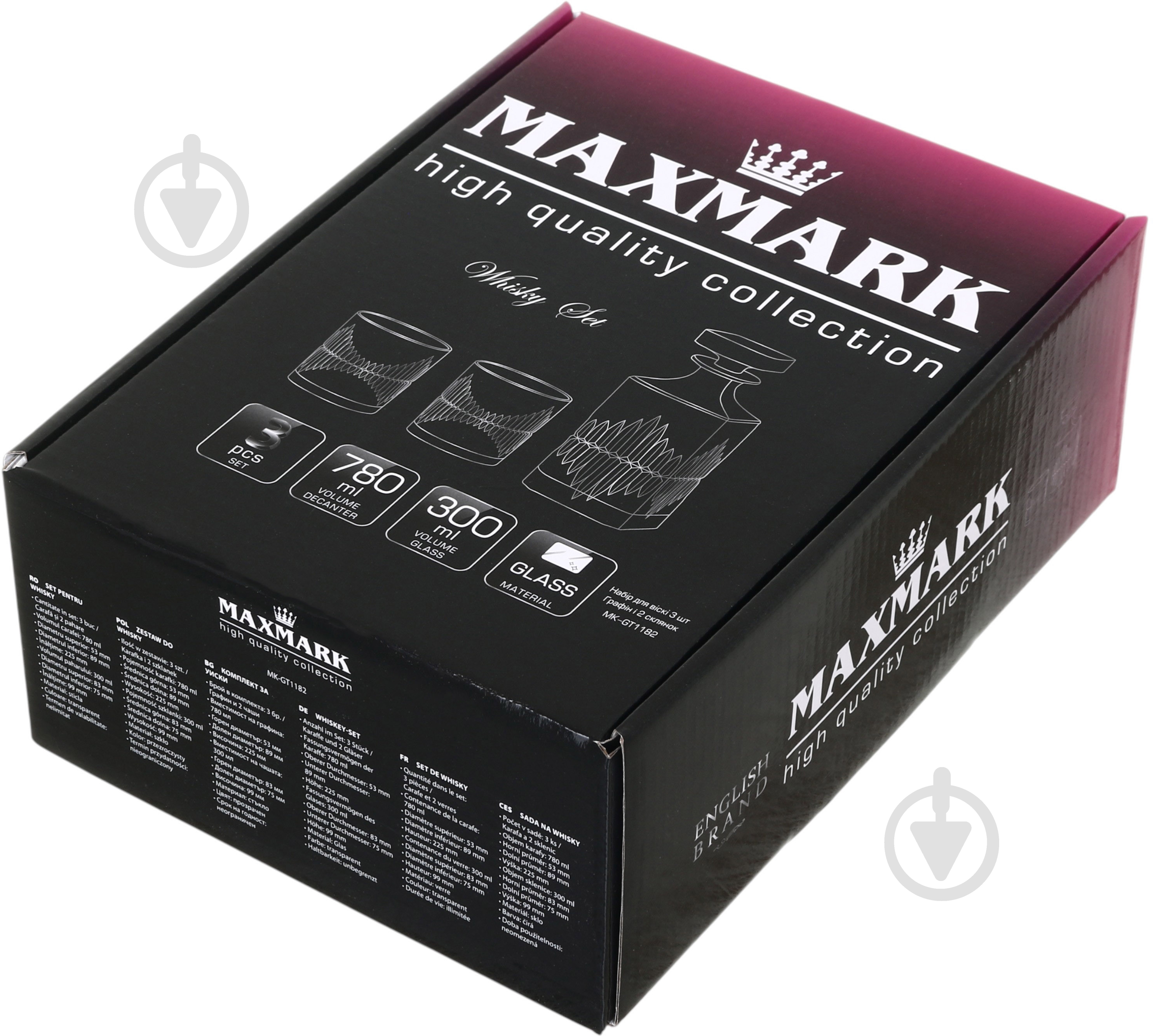 Набор для виски Maxmark Toronto 3 предмета - фото 4