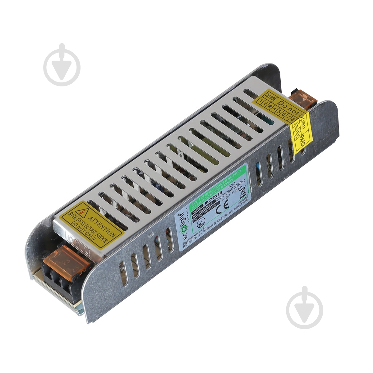 Блок питания Ecolight 12 В 80 Вт IP20 Slim - фото 1 Блок питания Ecolight 12 В 80 Вт IP20 Slim - фото 1