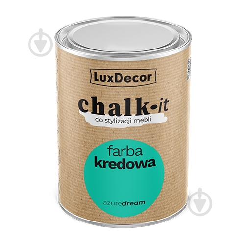 Краска LuxDecor Chalk-it anthracite мат 0,125 л - фото 2