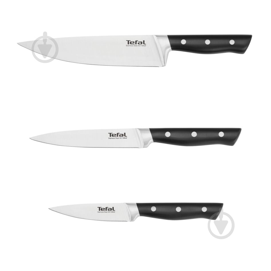 Набор ножей Tefal Perfect Resist 3 предмета K281S3FT - фото 1