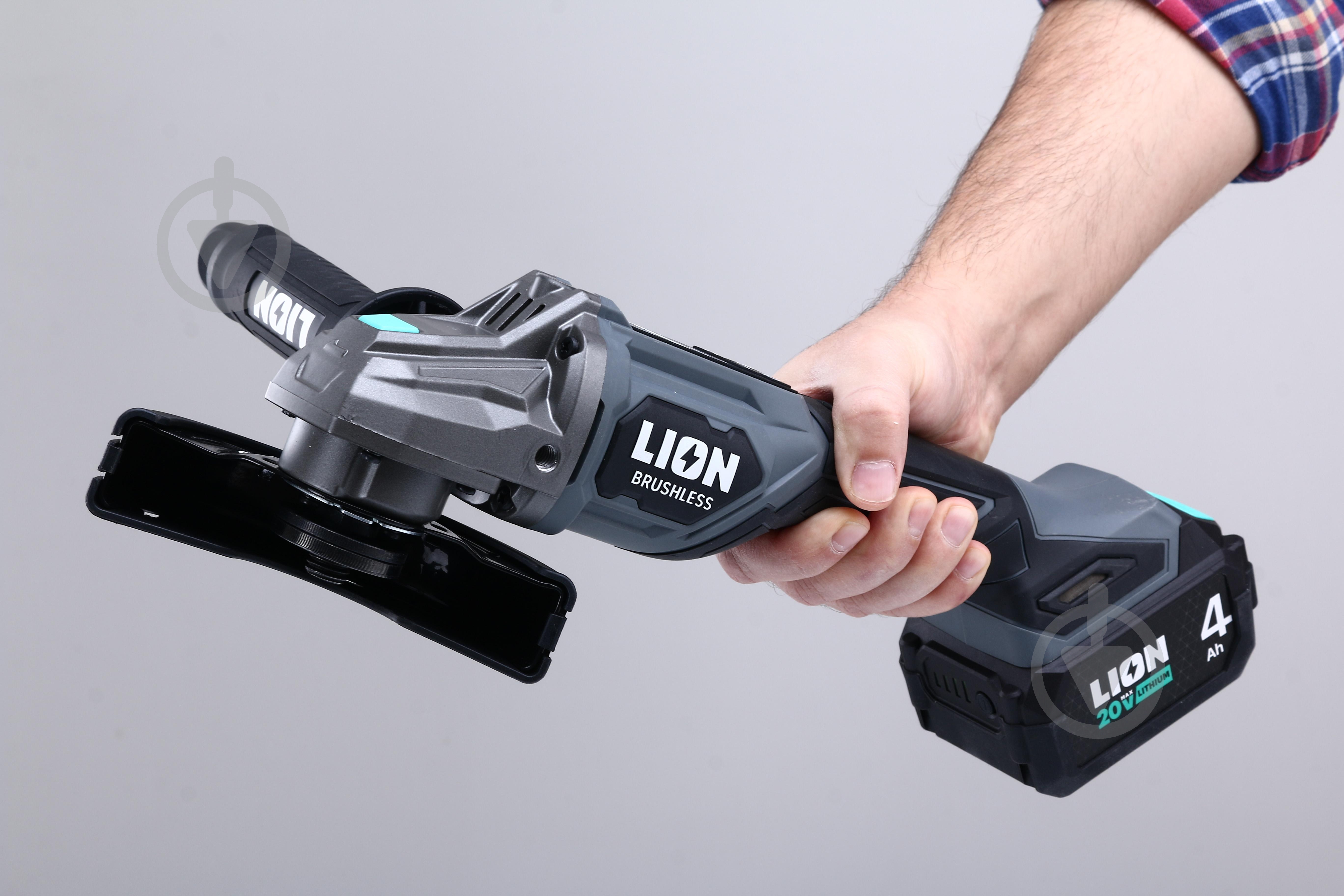 Болгарка (угловая шлифмашина) LION BG2-20BL-125SCD - фото 12 Болгарка (угловая шлифмашина) LION BG2-20BL-125SCD - фото 12