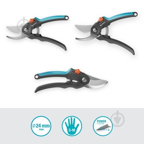 Секатор Gardena PremiumCut flex S-M 24 мм (12242-20.000.00) - фото 6