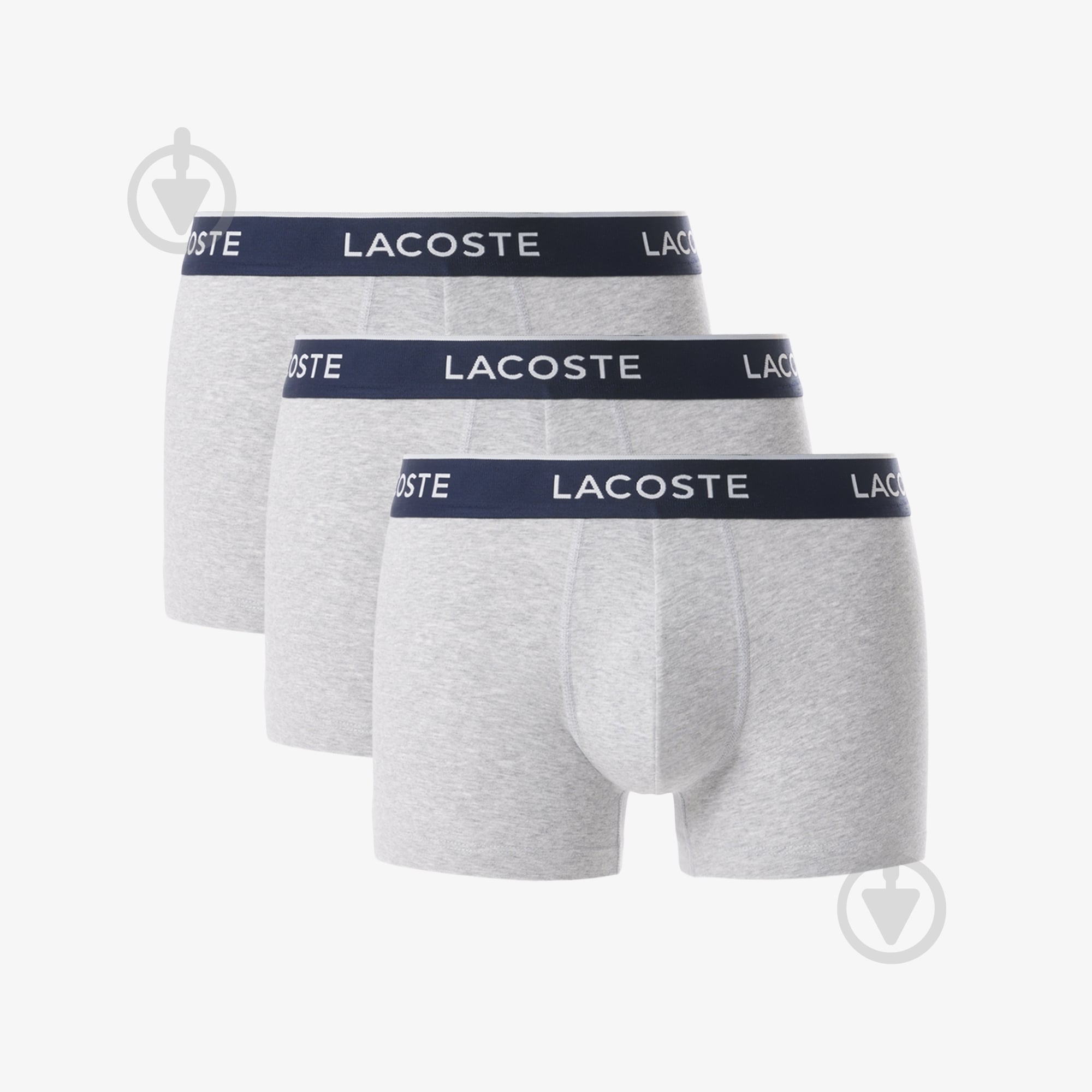 Трусы мужские Lacoste 5H1300CCA L серый - фото 1