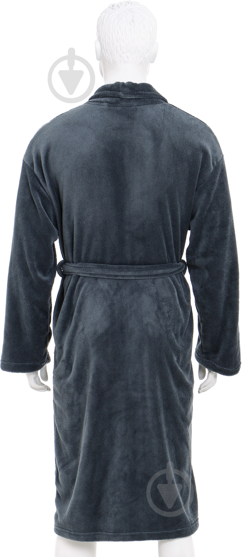 Халат домашний La Nuit Solid р. L темно-серый - фото 3