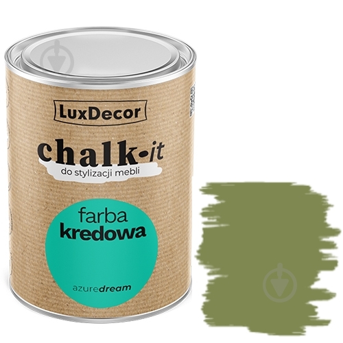 Краска LuxDecor Chalk-it olivebranch мат 0,125 л - фото 1