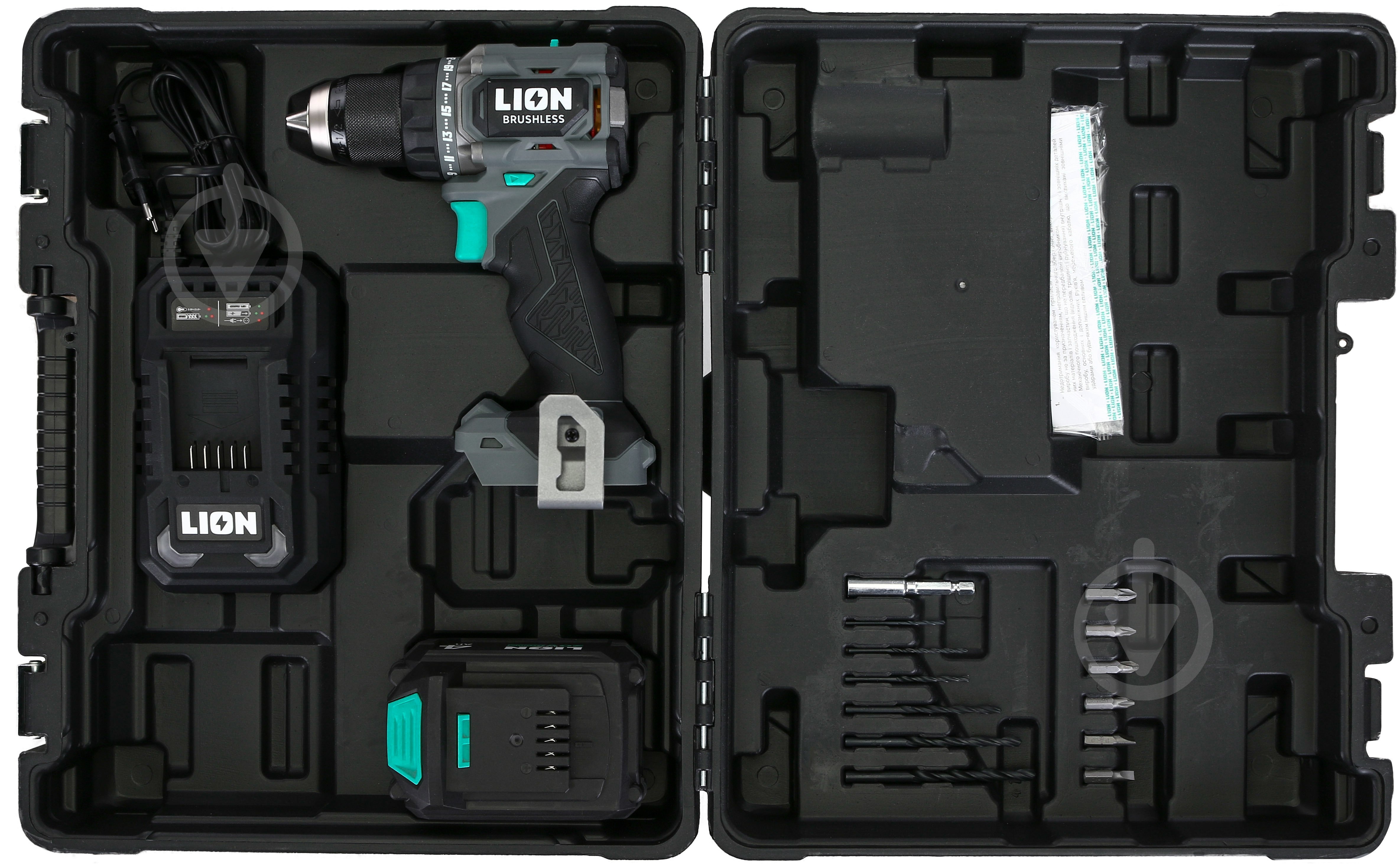 Шуруповерт аккумуляторный LION BD2-20BL-60NM-4A1-C - фото 12