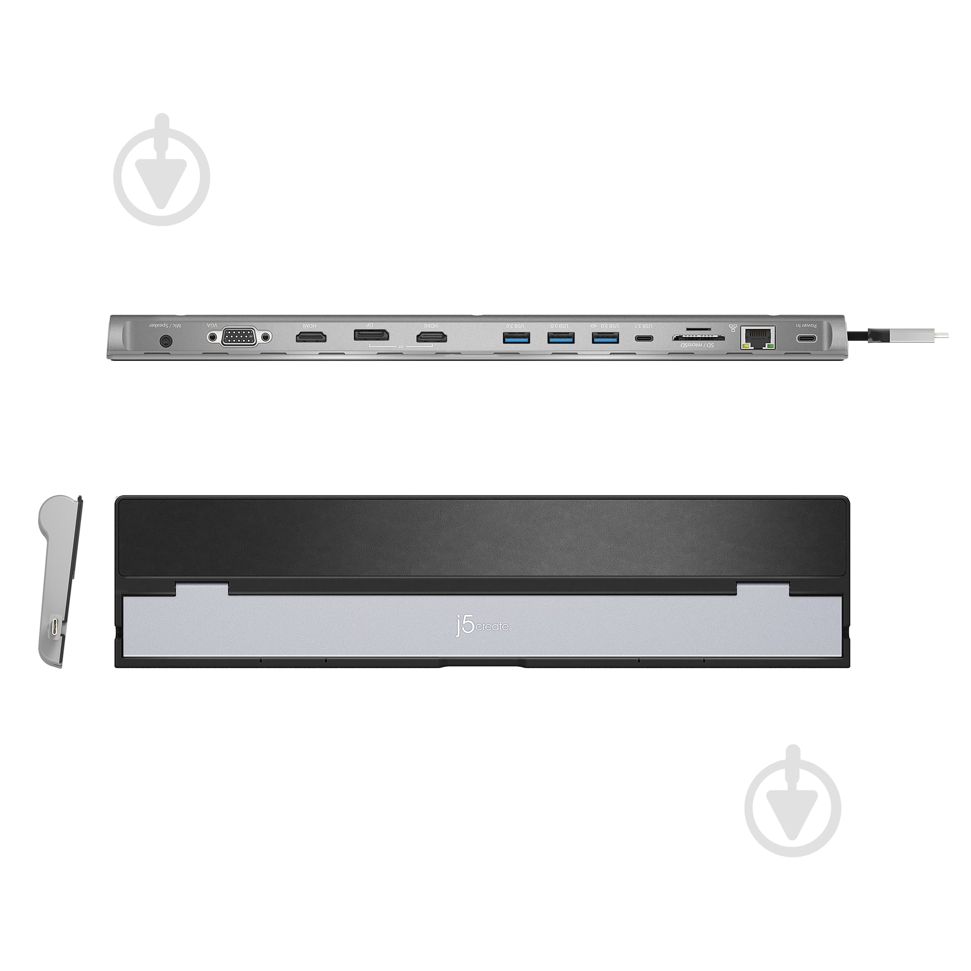 Док-станція J5Create JCD543-N dark grey (JCD543-N) - фото 4