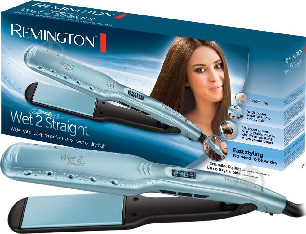 Щипцы для волос Remington Wet2Straight S7350 - фото 5 Щипцы для волос Remington Wet2Straight S7350 - фото 5
