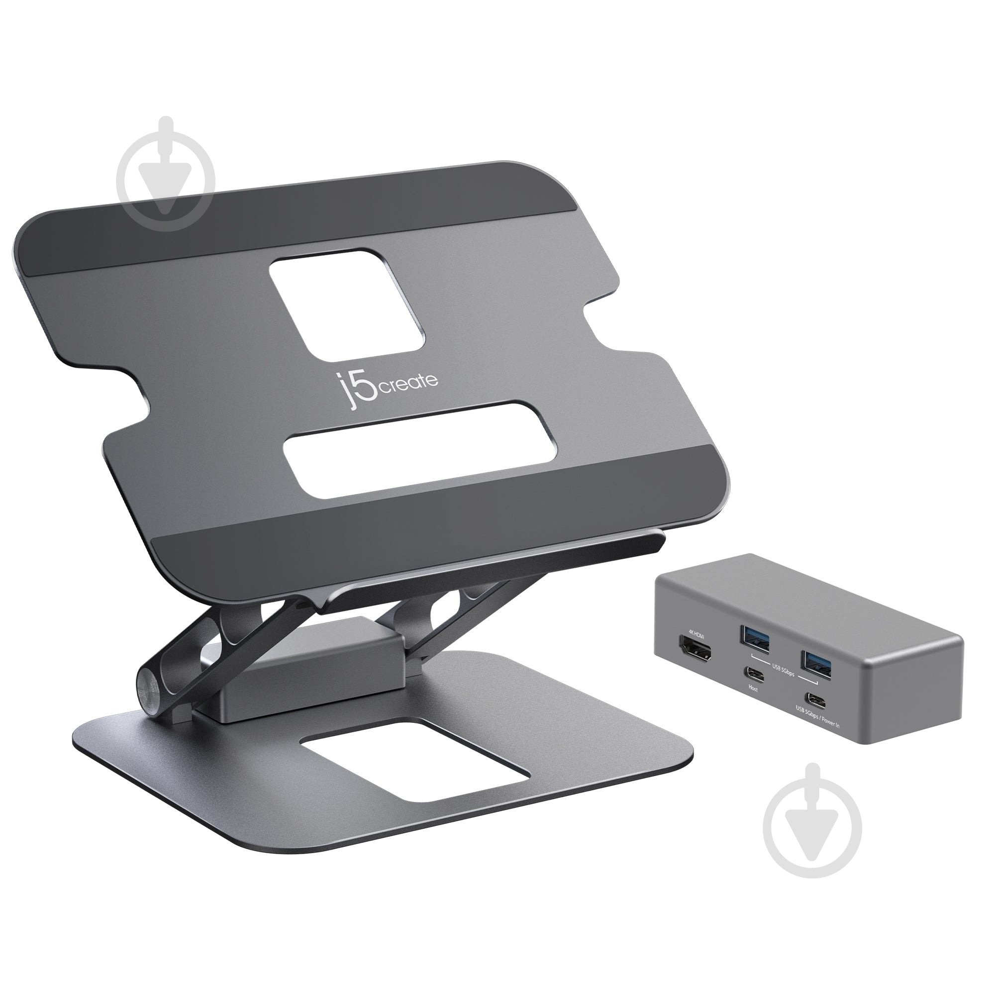 Док-станция J5Create JTS327-N dark grey (JTS327-N) - фото 1