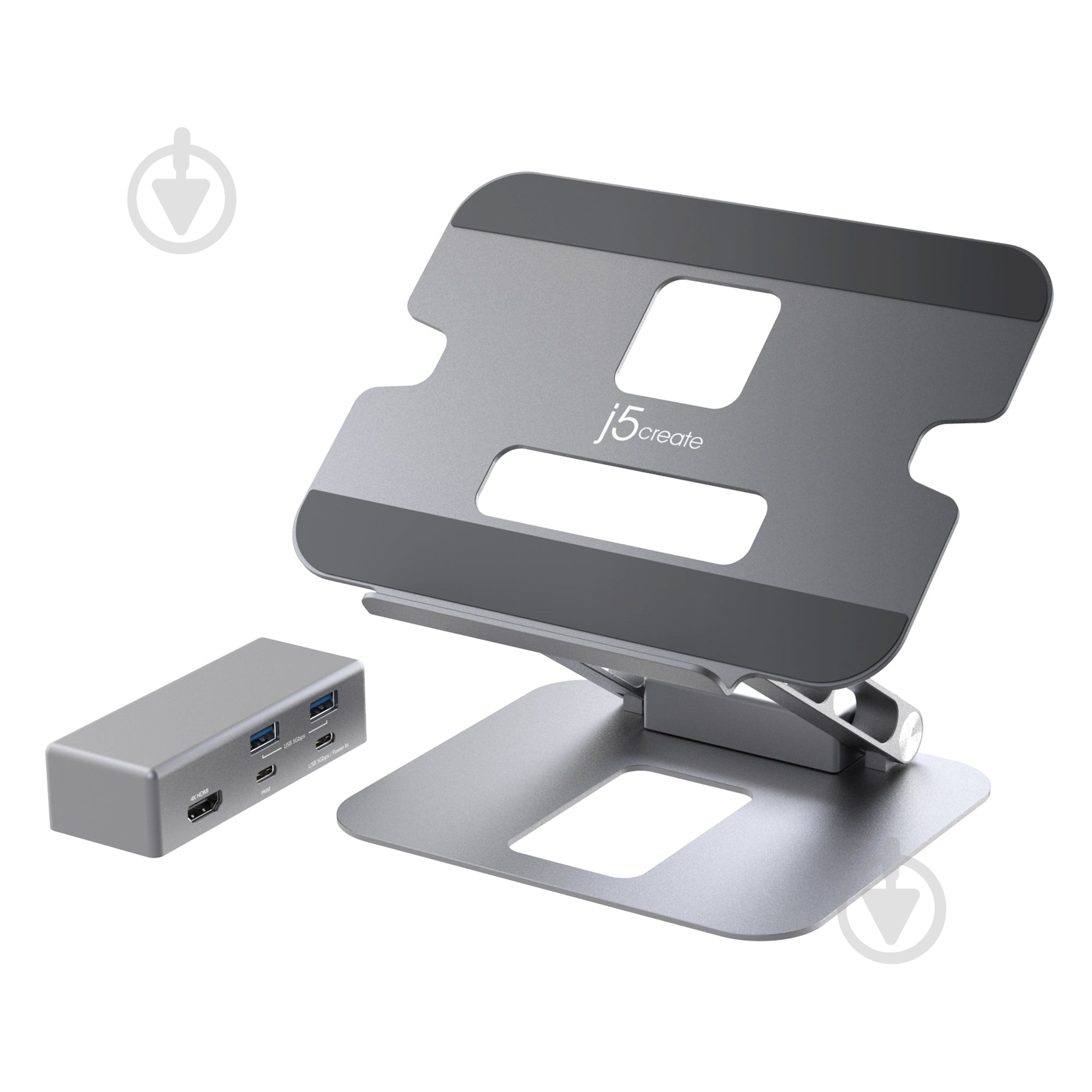 Док-станция J5Create JTS327-N dark grey (JTS327-N) - фото 2