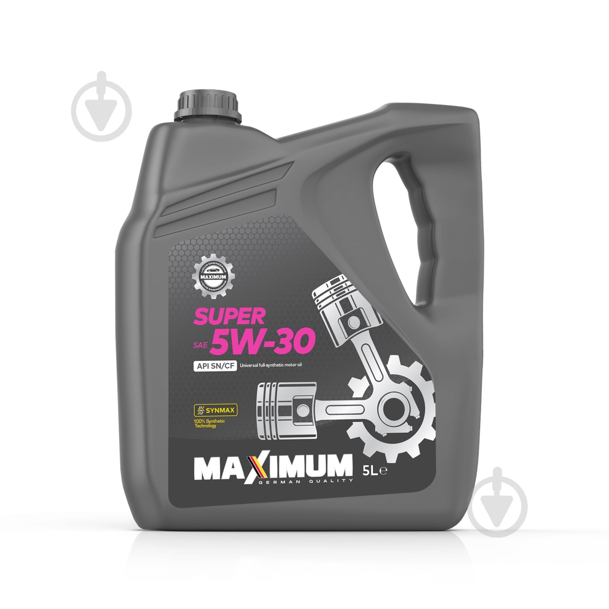 Моторное масло синтетическое Maximum Super 5W-30 5 л (СТ-00152673) - фото 1 Моторное масло синтетическое Maximum Super 5W-30 5 л (СТ-00152673) - фото 1