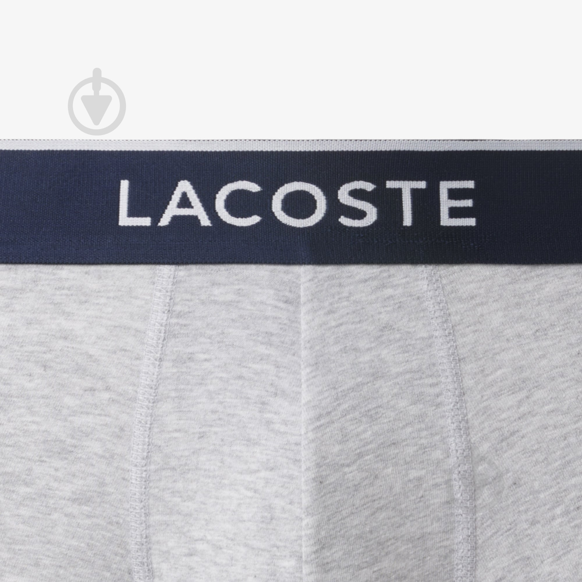 Трусы мужские Lacoste 5H1300CCA M серый - фото 4 Трусы мужские Lacoste 5H1300CCA M серый - фото 4