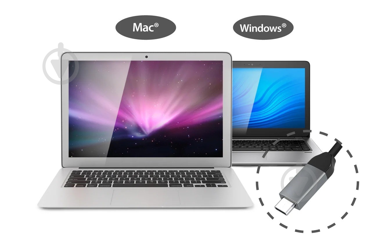 Док-станция J5Create USB-C 10-в-1 dark grey (JCD543P-EN) - фото 11