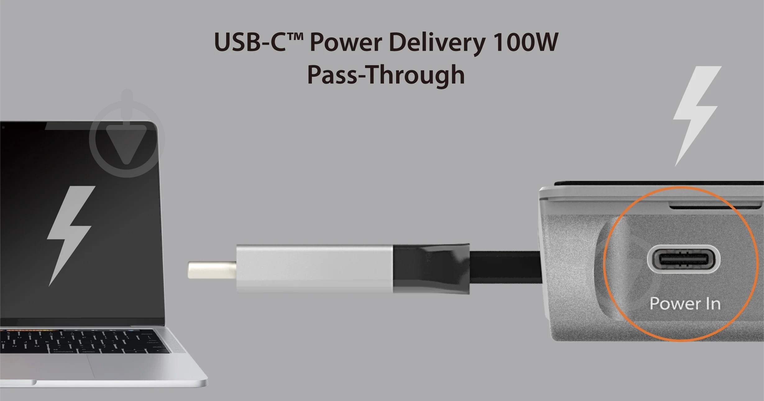 Док-станция J5Create USB-C 10-в-1 dark grey (JCD543P-EN) - фото 13