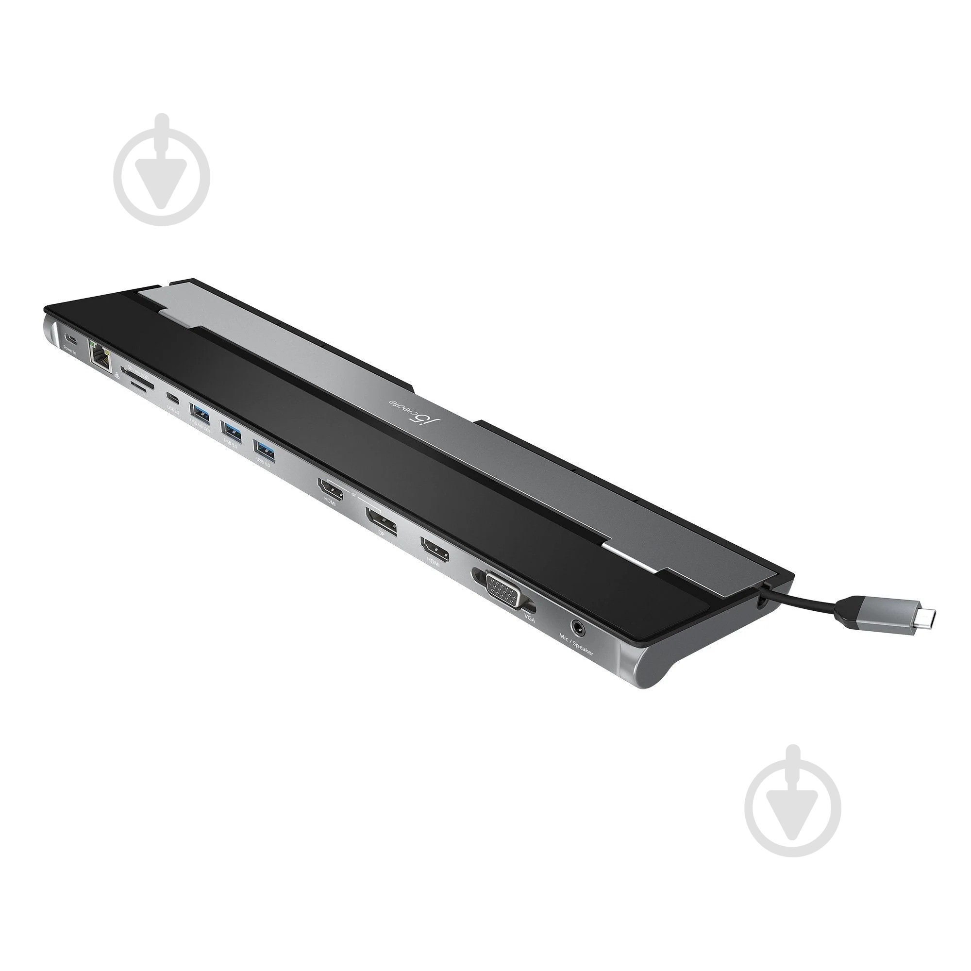 Док-станция J5Create USB-C 10-в-1 dark grey (JCD543P-EN) - фото 2
