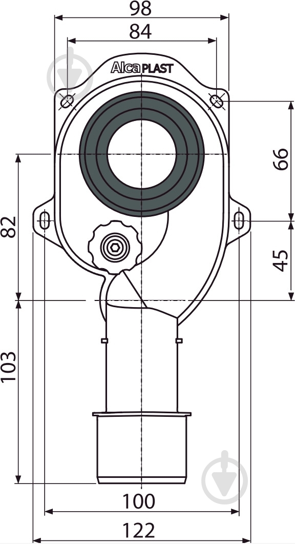 Сифон для писсуара Alca Plast A45C - фото 2