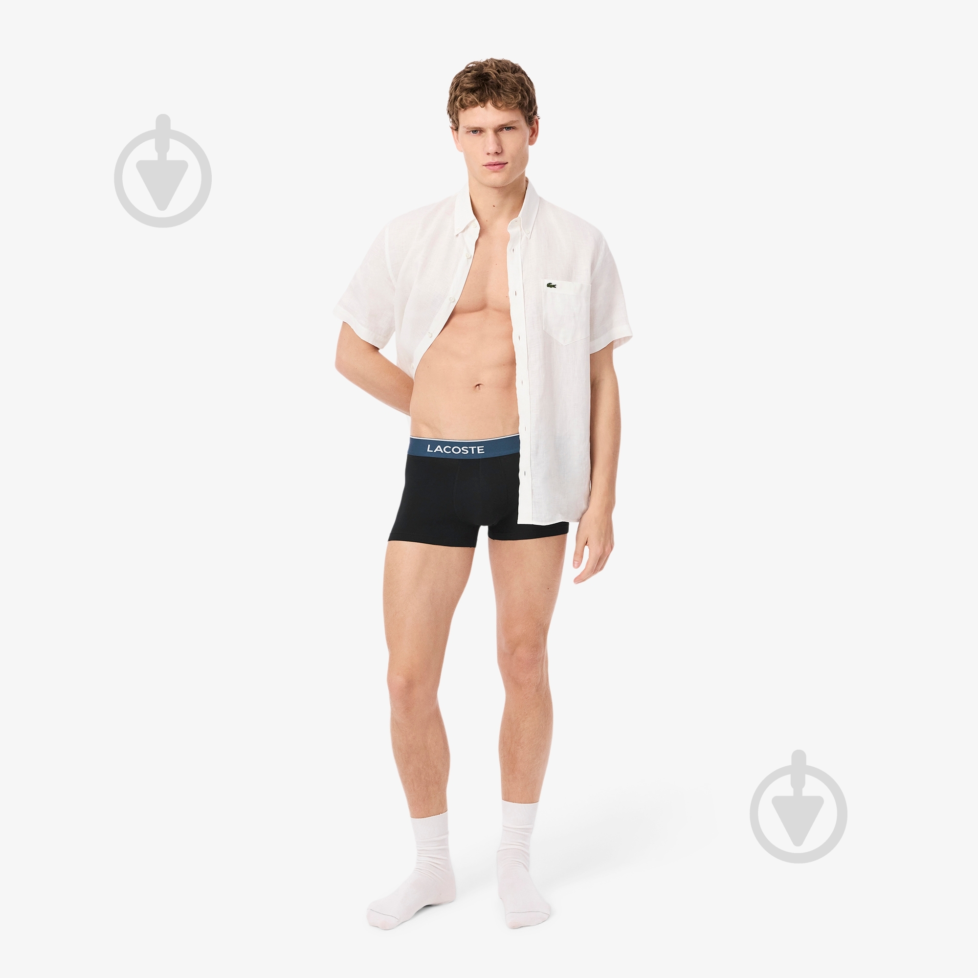 Трусы мужские Lacoste 5H1297EIH S синий - фото 7