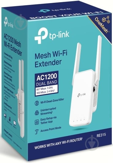 Повторювач сигналу TP-Link (RE315) - фото 4