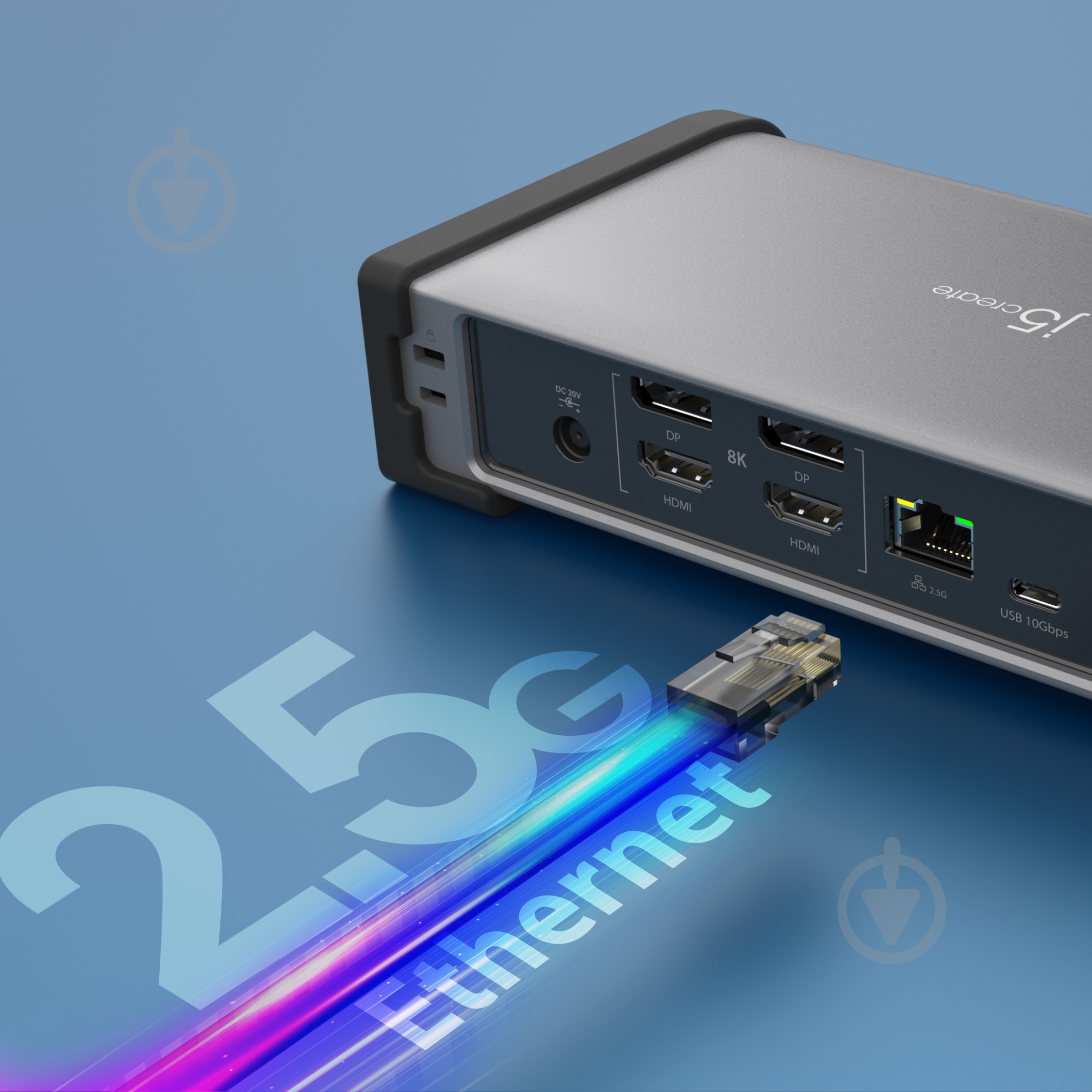 Док-станція J5Create USB-C 15-в-1 dark grey (JTD568-EN) - фото 8