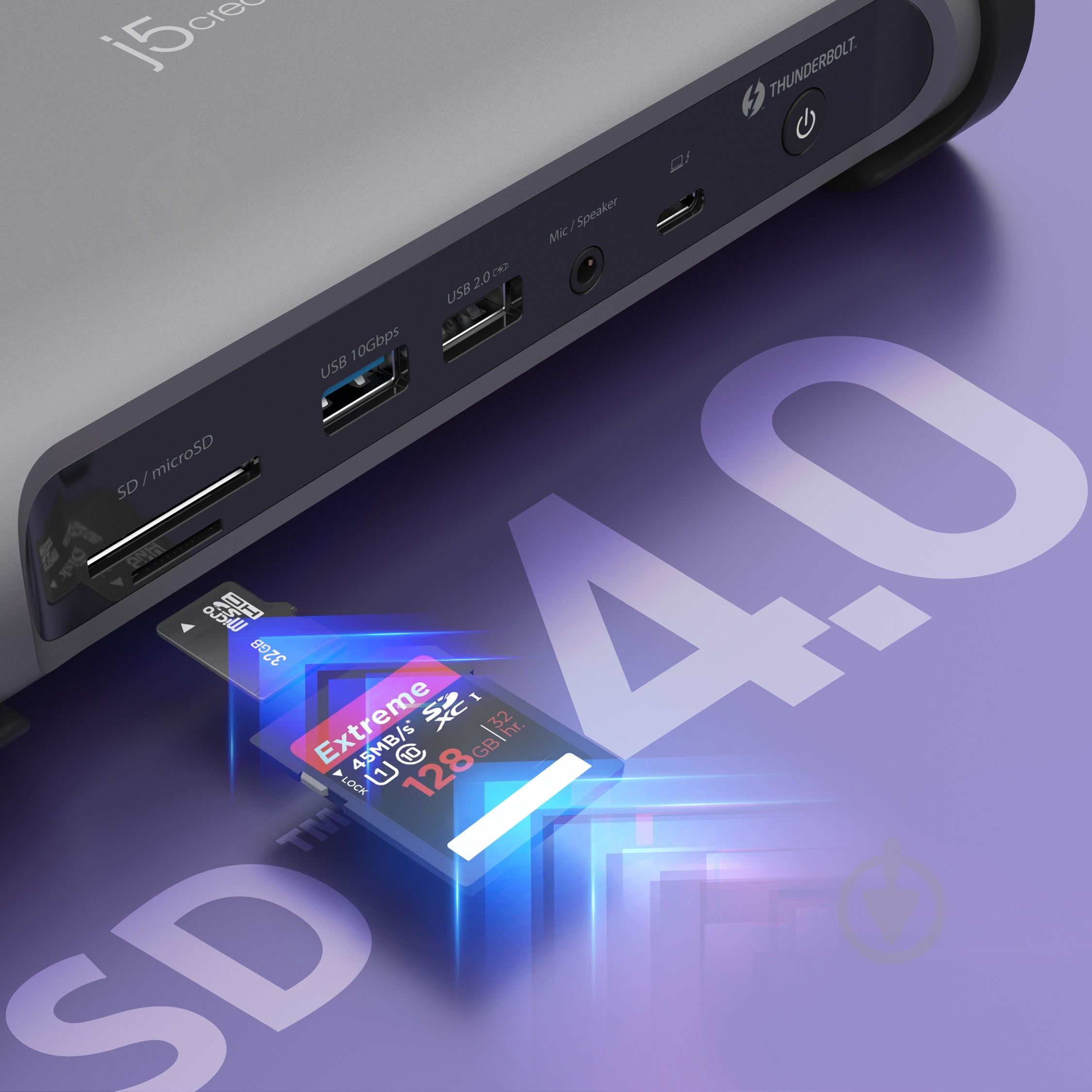 Док-станція J5Create USB-C 15-в-1 dark grey (JTD568-EN) - фото 9