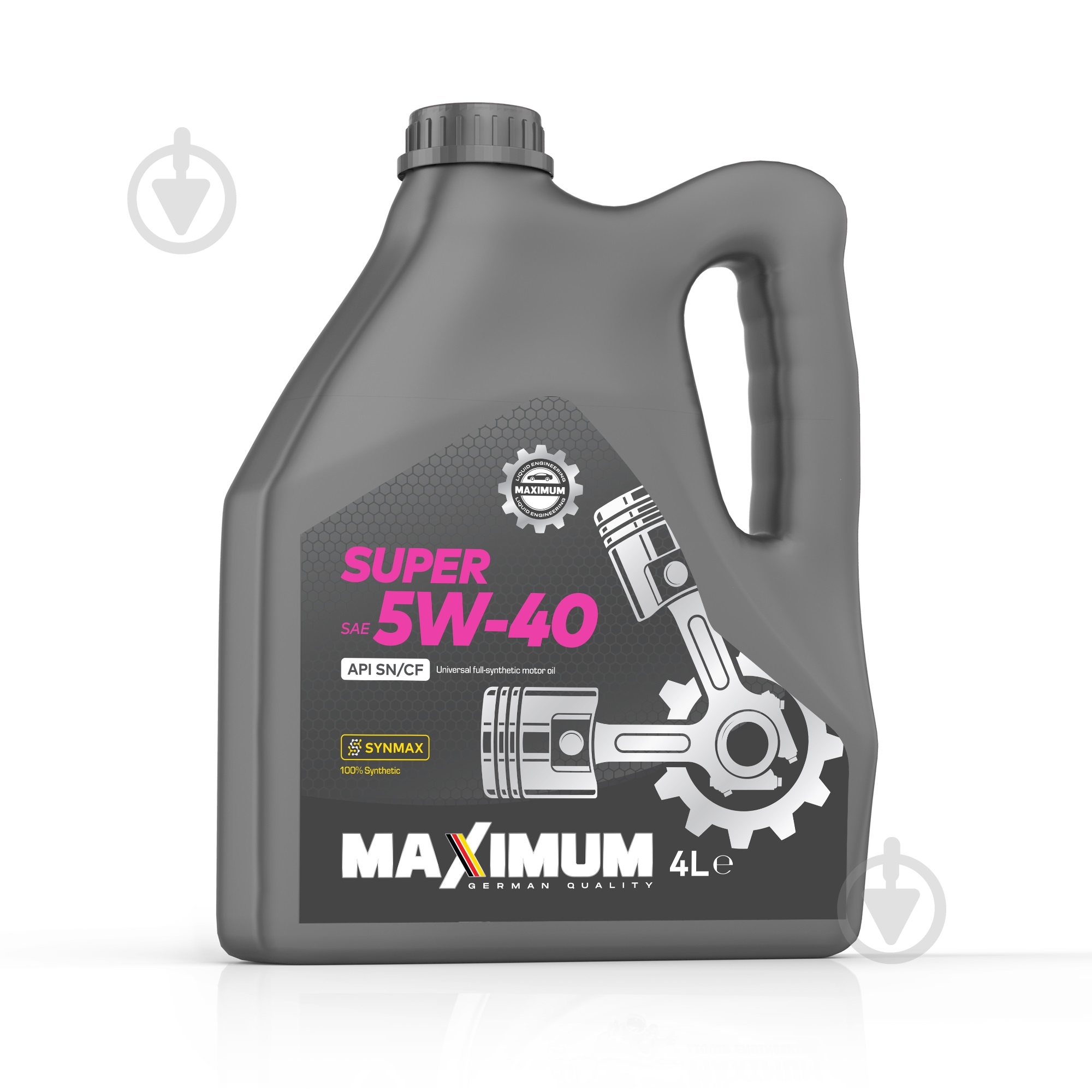 Моторна олива синтетична Maximum Super 5W-40 4 л (СТ-00149678) - фото 1 Моторна олива синтетична Maximum Super 5W-40 4 л (СТ-00149678) - фото 1