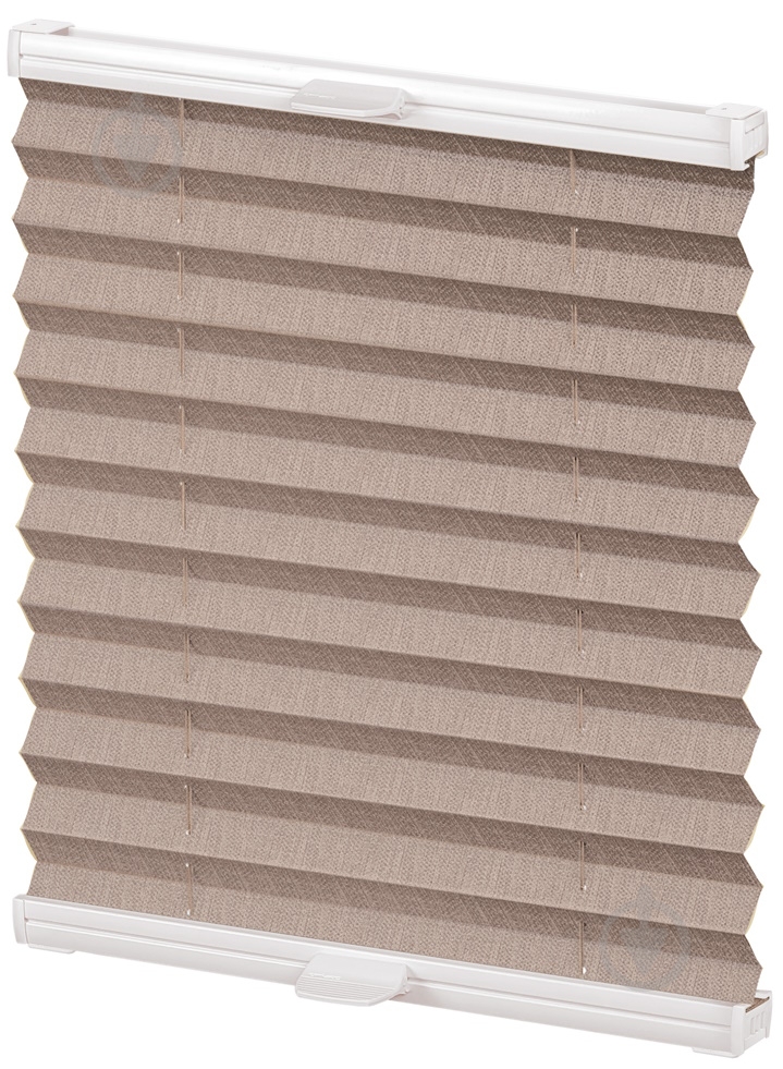 Штора-плиссе Rollotex ткань MELANGE 105х135 см Капучино - фото 1 Штора-плиссе Rollotex ткань MELANGE 105х135 см Капучино - фото 1