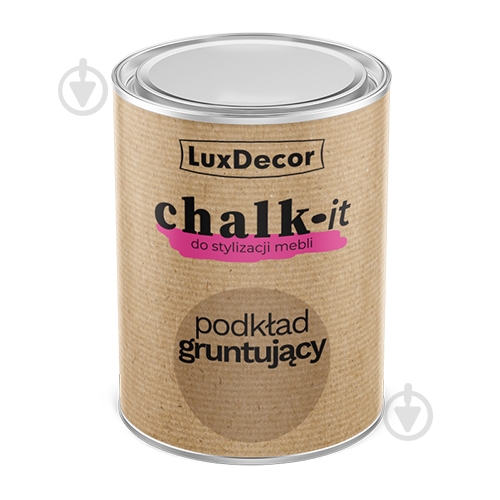 Грунт LuxDecor Chalk-it белый мат 0,75 л - фото 1 Грунт LuxDecor Chalk-it белый мат 0,75 л - фото 1