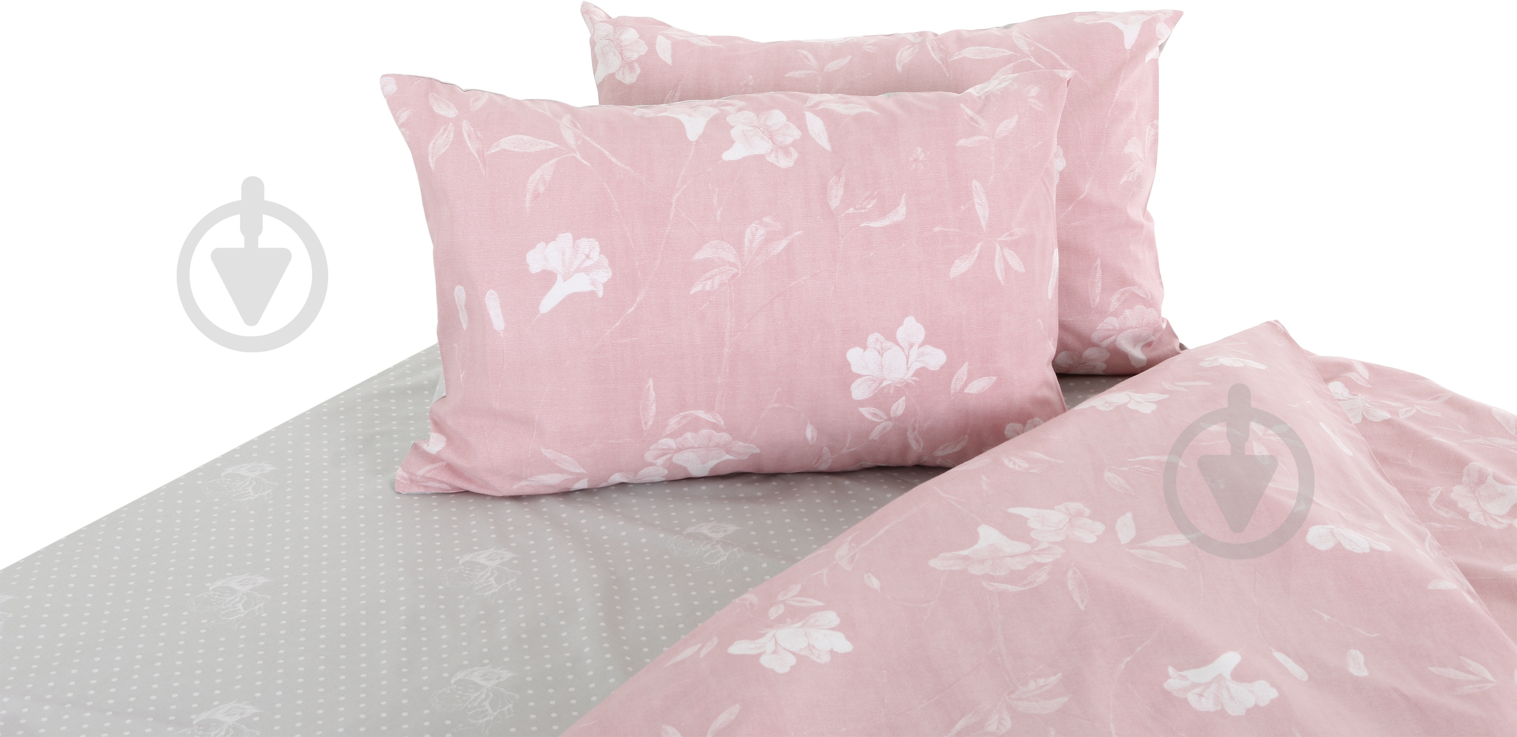 Комплект постельного белья Любовь 2 серый Gapchinska - фото 5