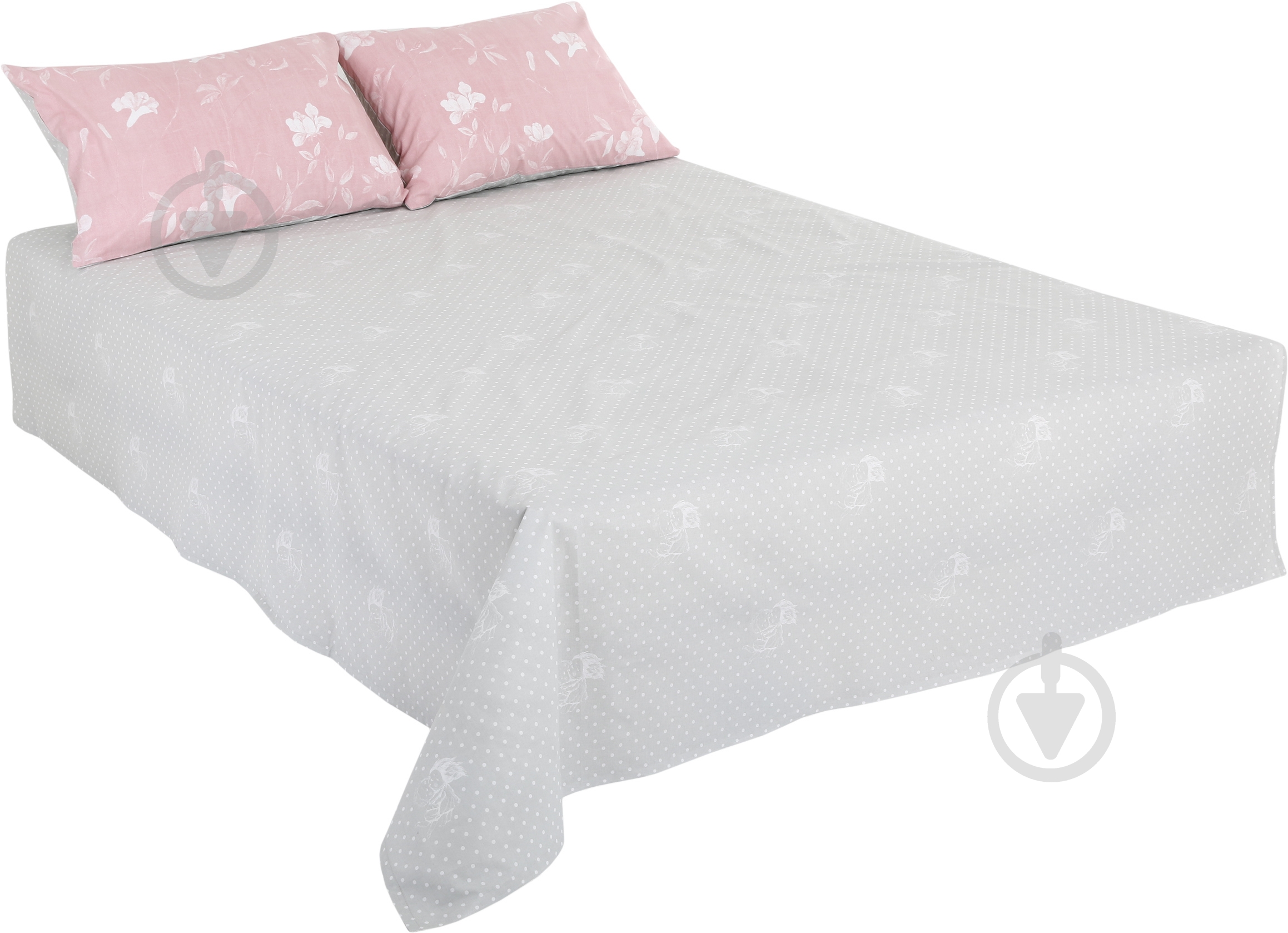 Комплект постельного белья Любовь 2 серый Gapchinska - фото 2