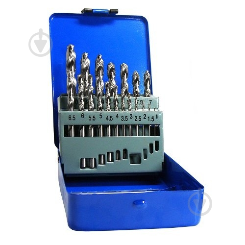 Набір свердел по металу S&R Meister Co 19 шт. 108849019 - фото 2 Набір свердел по металу S&R Meister Co 19 шт. 108849019 - фото 2