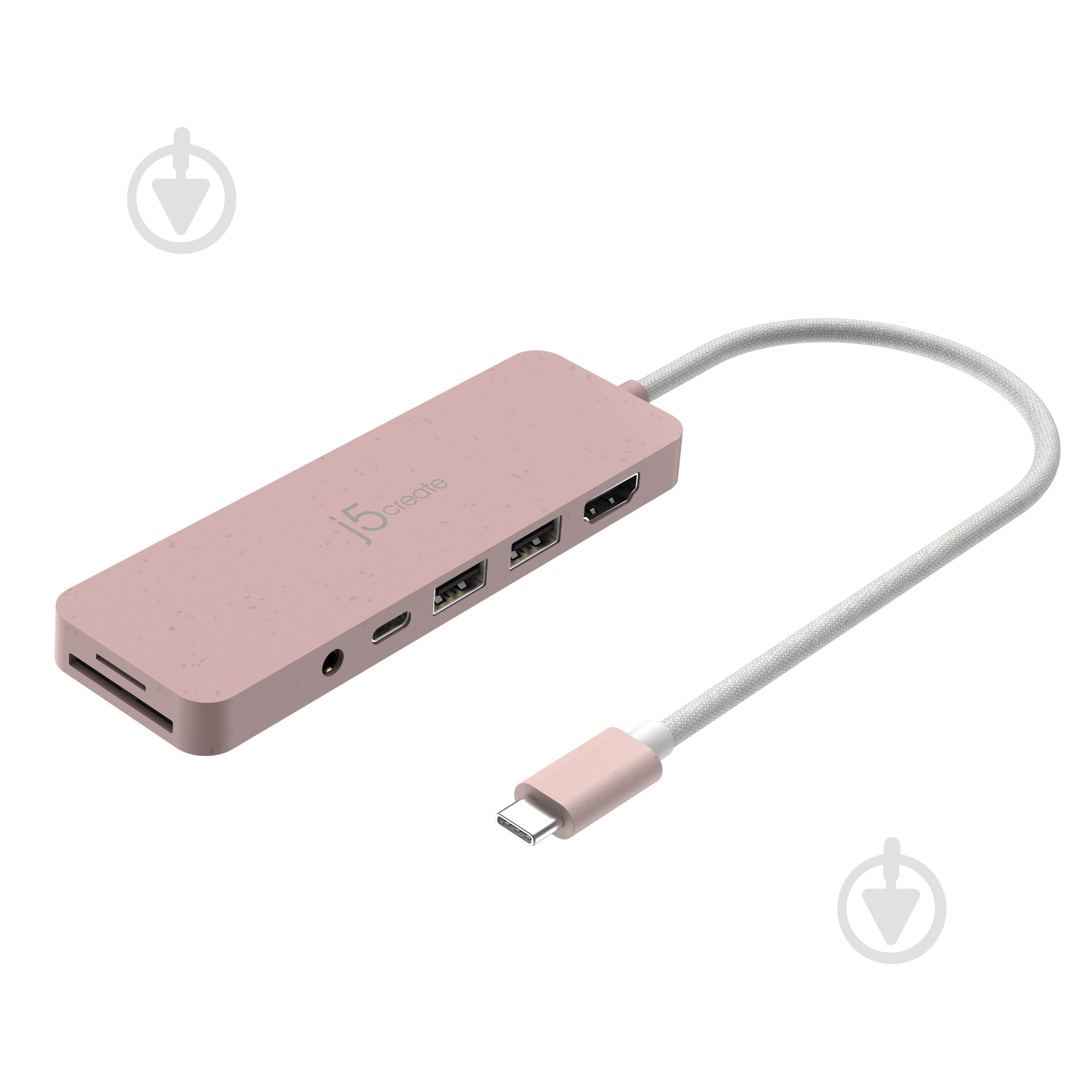 Мультипортова док-станція J5Create USB-C 6-в-1 (JCD373ER-N) - фото 1