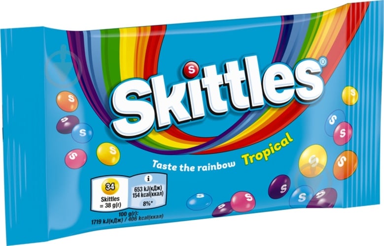 Драже Skittles 38 г - фото 2