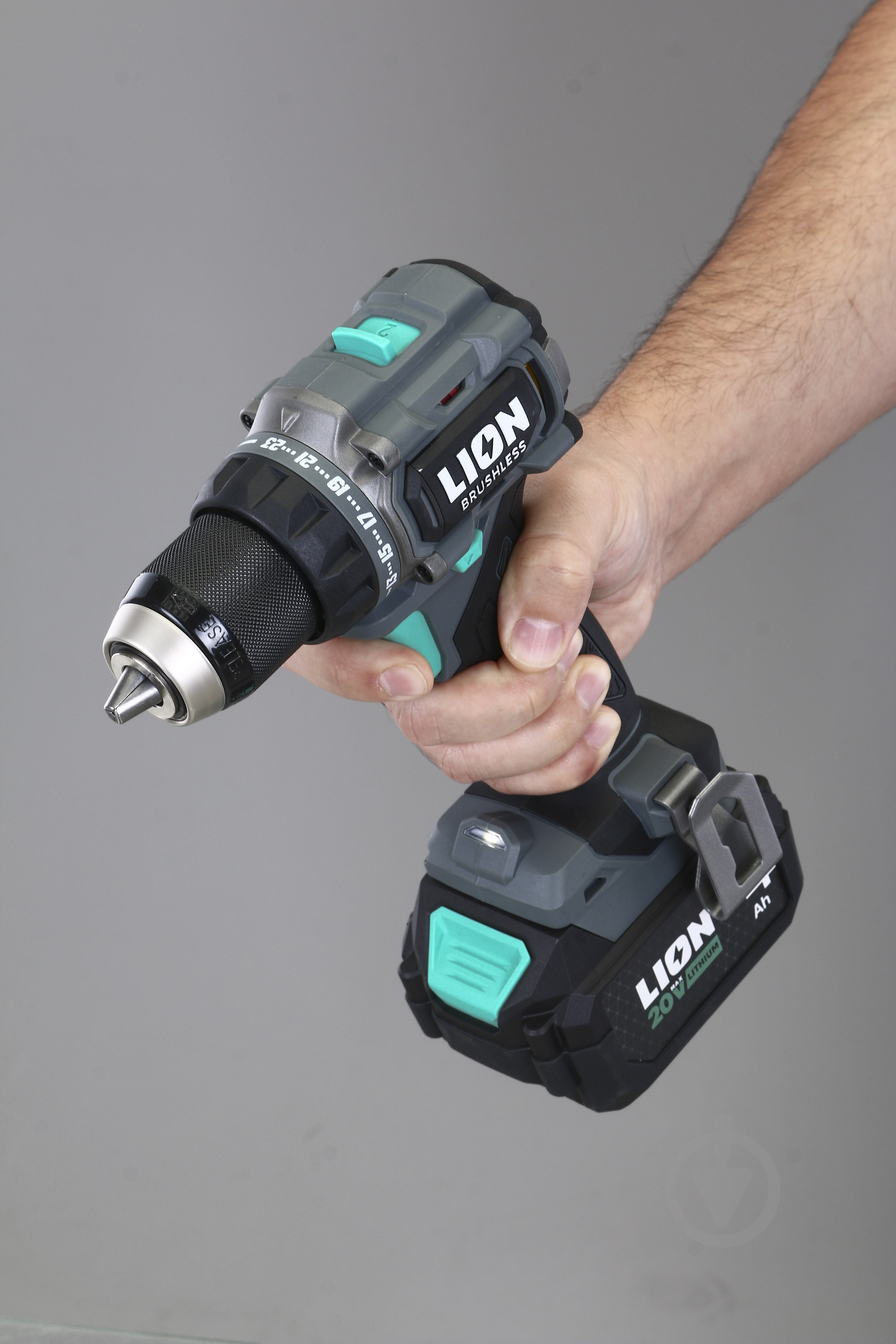 Шуруповерт акумуляторний LION BD2-20BL-60NM - фото 12 Шуруповерт акумуляторний LION BD2-20BL-60NM - фото 12