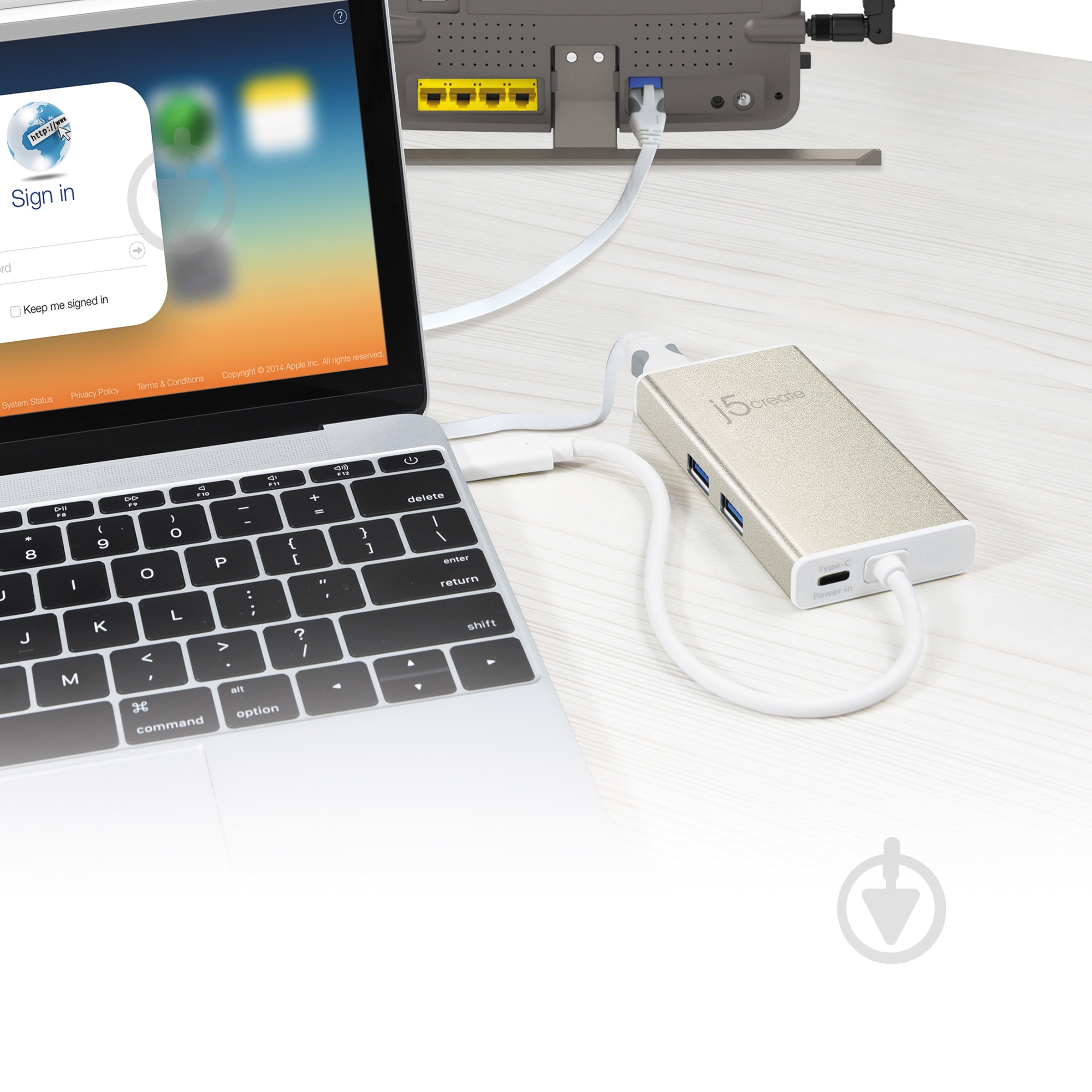 Док-станция J5Create USB-C 5-в-1 (хаб/HDMI/PD/LAN) silver (JCA374-N) - фото 9
