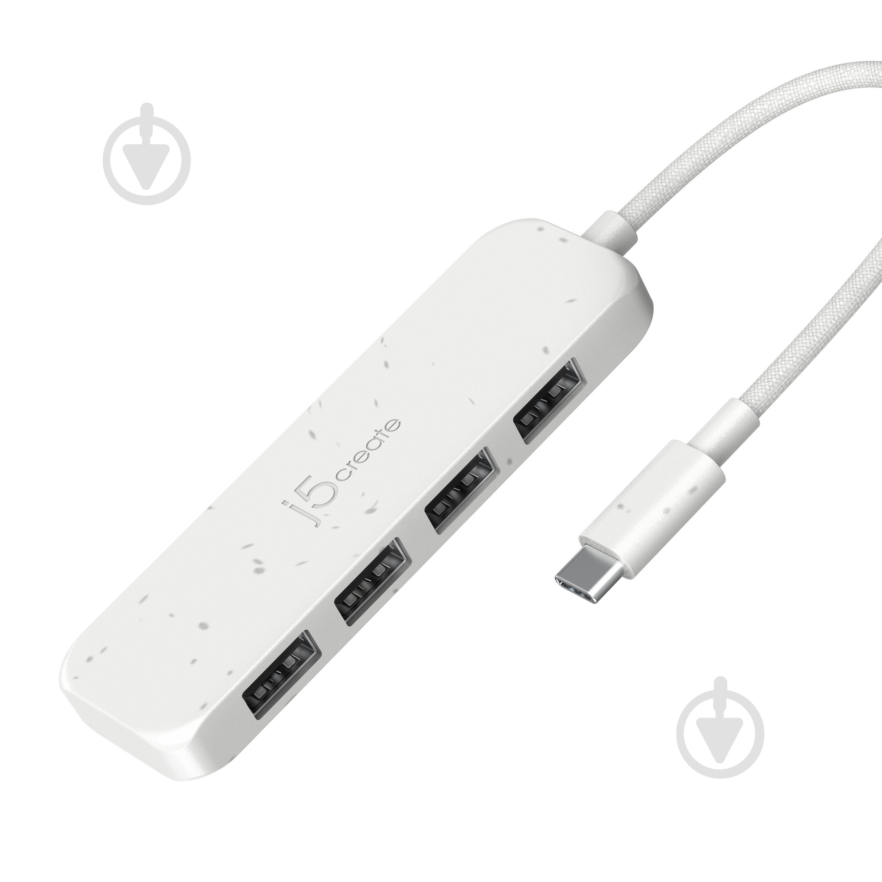 USB-хаб J5Create JCH341EW-N, USB 3.2, 10Gbps, USB-С на 4 USB-A - фото 2 USB-хаб J5Create JCH341EW-N, USB 3.2, 10Gbps, USB-С на 4 USB-A - фото 2