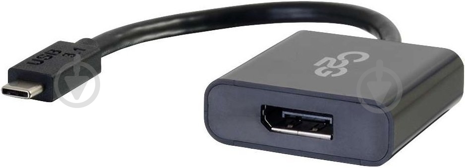 Адаптер C2G USB-C на Displayport черный (CG80521) - фото 2