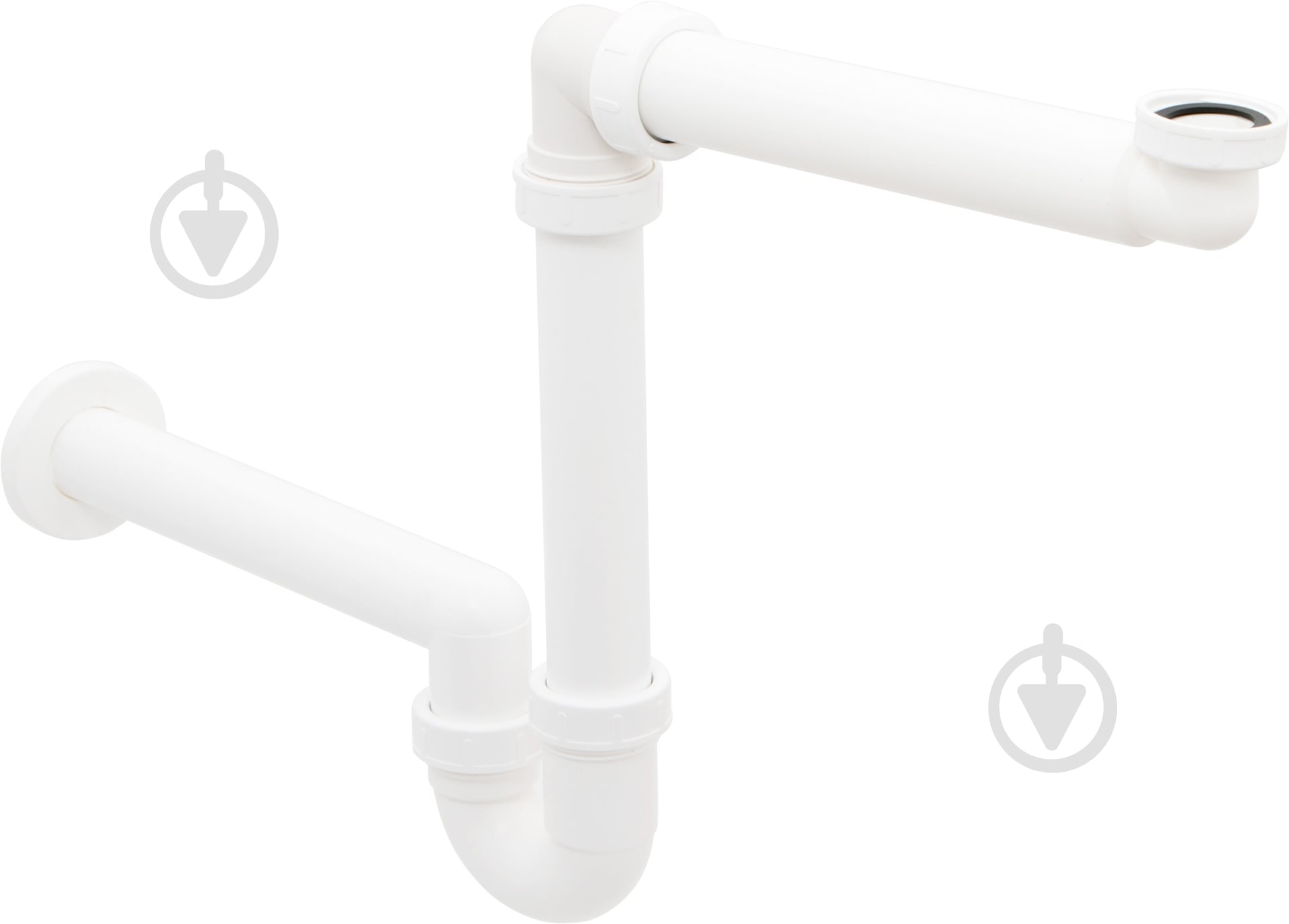 Сифон для умывальника Alca Plast для экономии пространства с накидной гайкой 5/4 " - фото 1