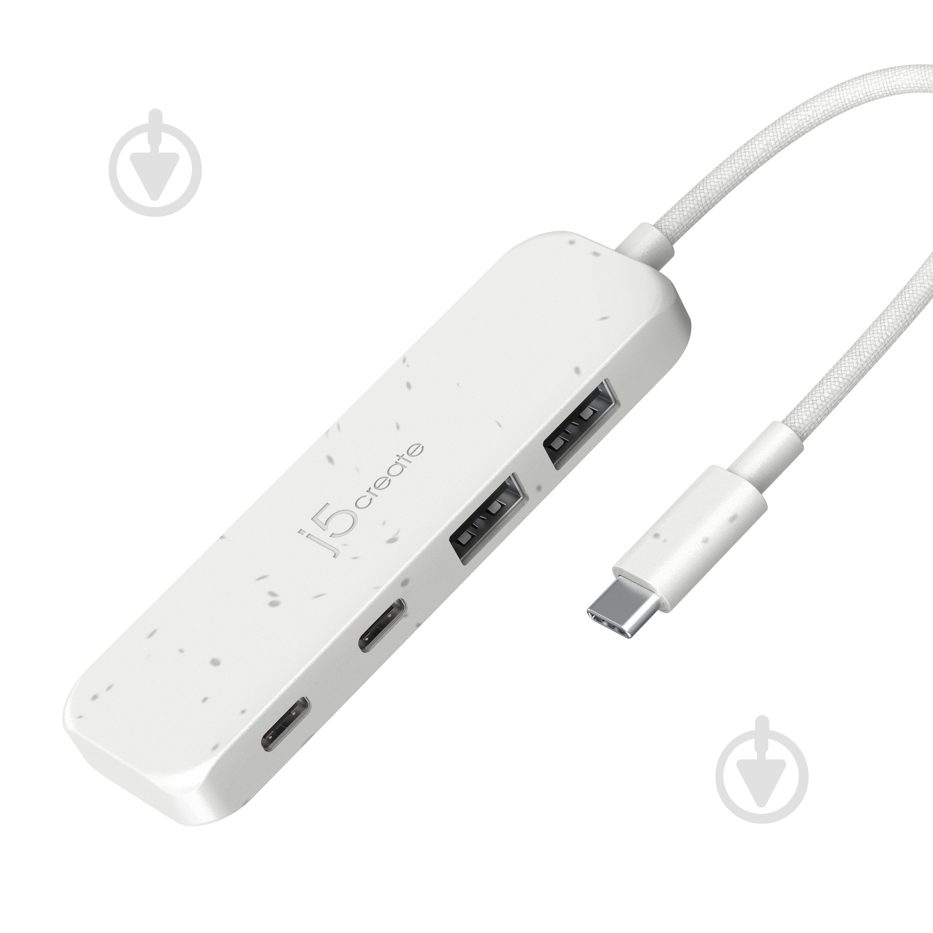 USB-хаб J5Create JCH342EW-N, USB 3.2, 10Gbps, USB-С на 2 USB-A/2 USB-С - фото 2 USB-хаб J5Create JCH342EW-N, USB 3.2, 10Gbps, USB-С на 2 USB-A/2 USB-С - фото 2