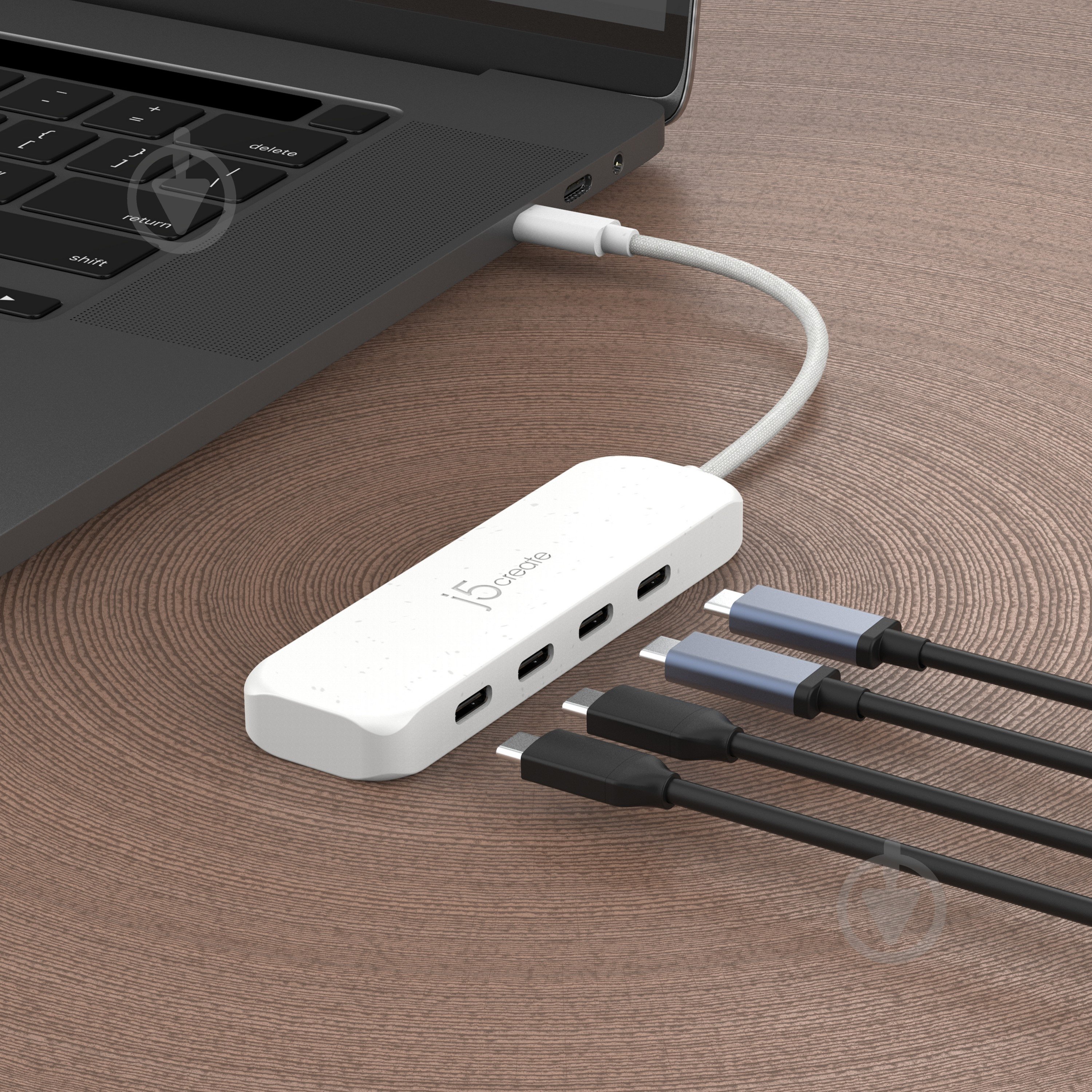 USB-хаб J5Create JCH345EW-N - фото 5