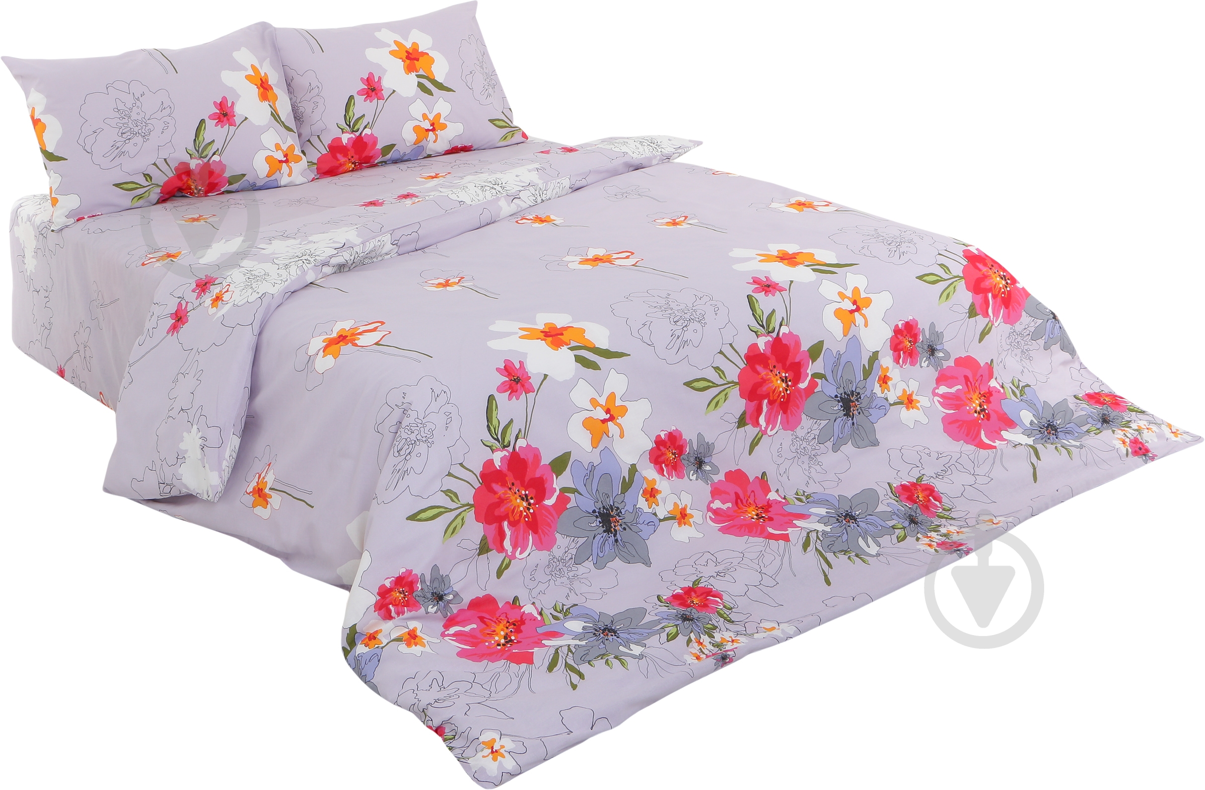 Комплект постельного белья Flower 1,5 розовый UP! (Underprice) - фото 1 Комплект постельного белья Flower 1,5 розовый UP! (Underprice) - фото 1
