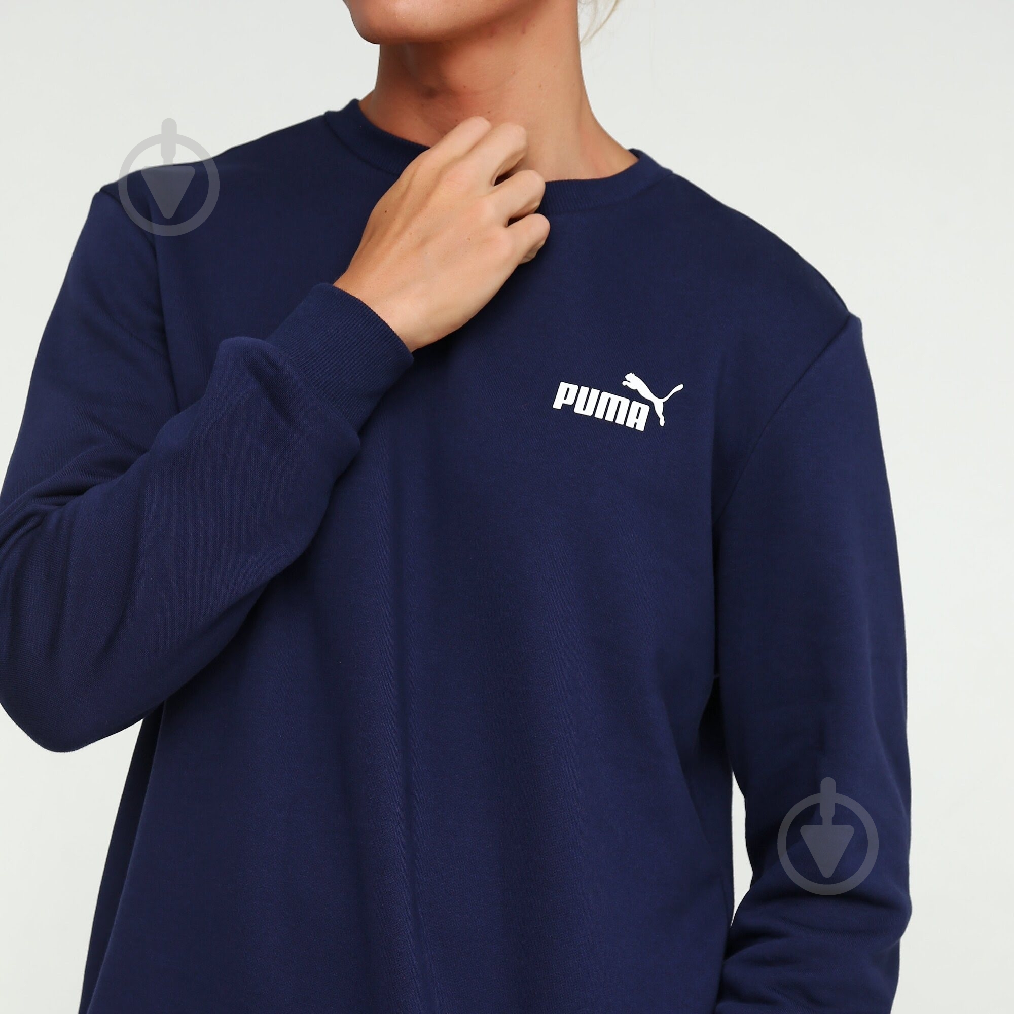 Джемпер Puma ESS LOGO CREW SWEAT FL MEDIUM 851748-06 р.2XL синий - фото 3